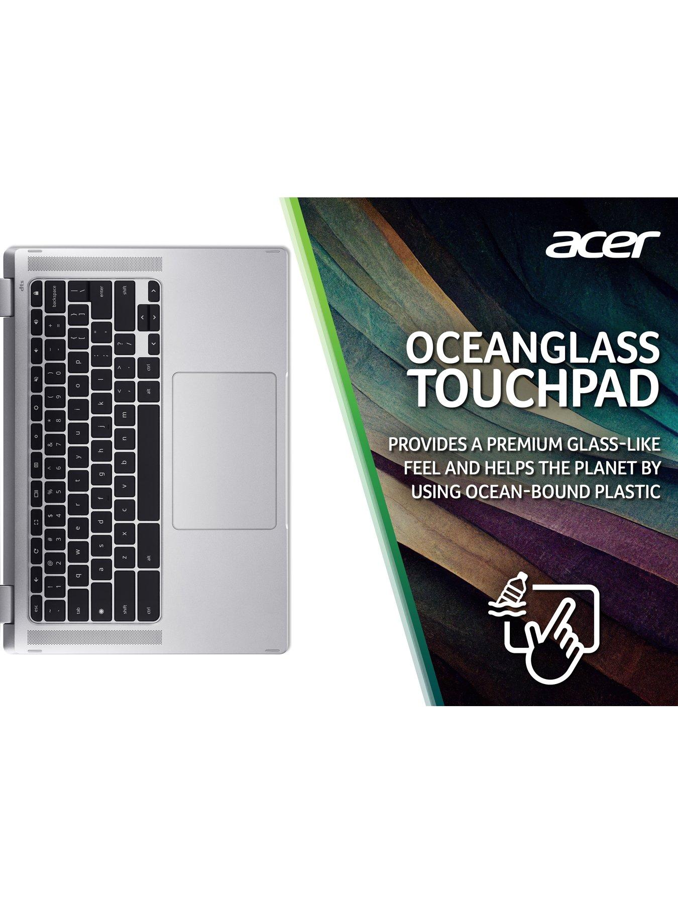 Image 7 of 8 of Acer Chromebook Spin 314, Intel Celeron, 4GB RAM 128GB SSD, 14in HD Touchscreen Laptop - Silver