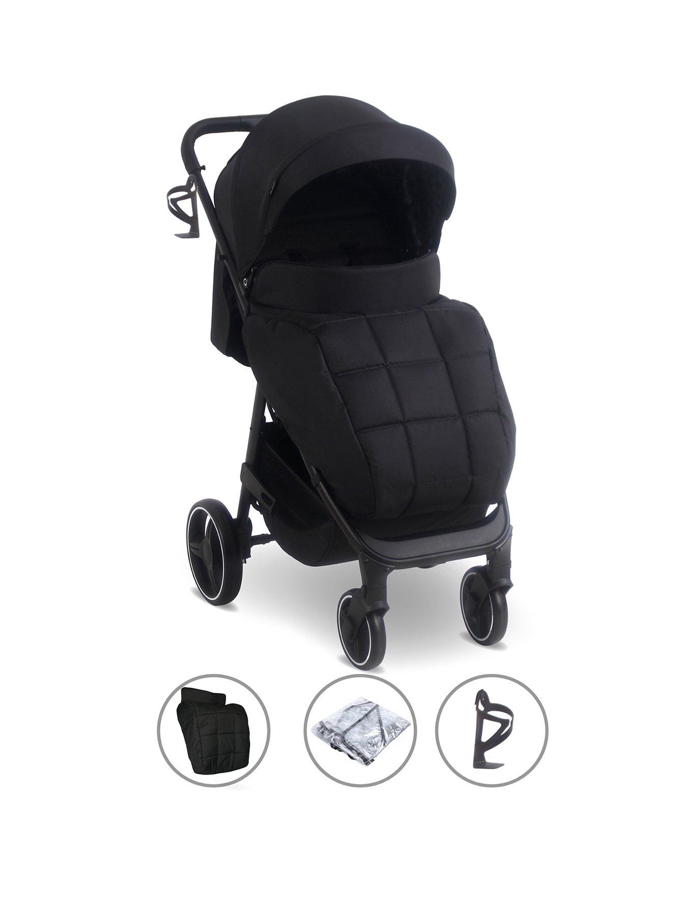 my-babiie-mb160-plus-pushchair-black-leopardfront