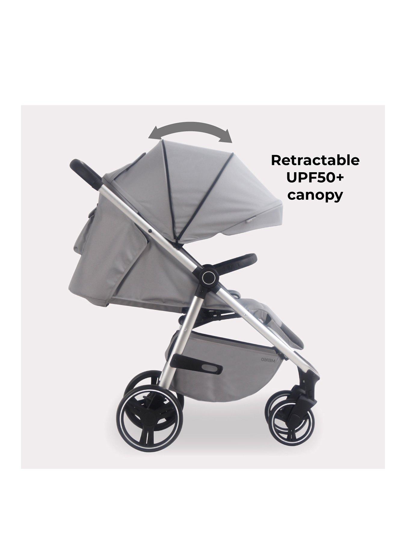 my-babiie-mb160-plus-pushchair-grey-tropicalback