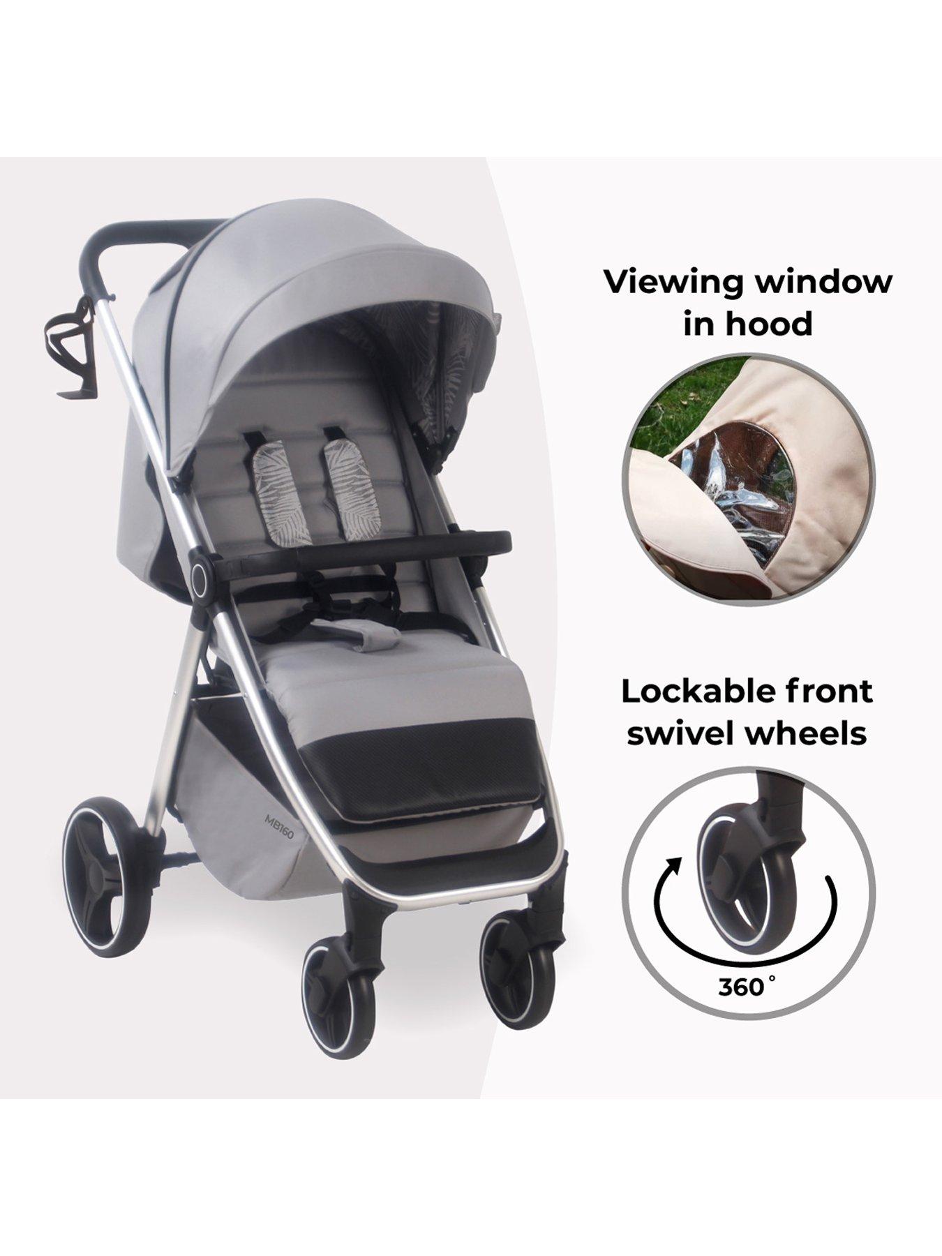 my-babiie-mb160-plus-pushchair-grey-tropicaloutfit