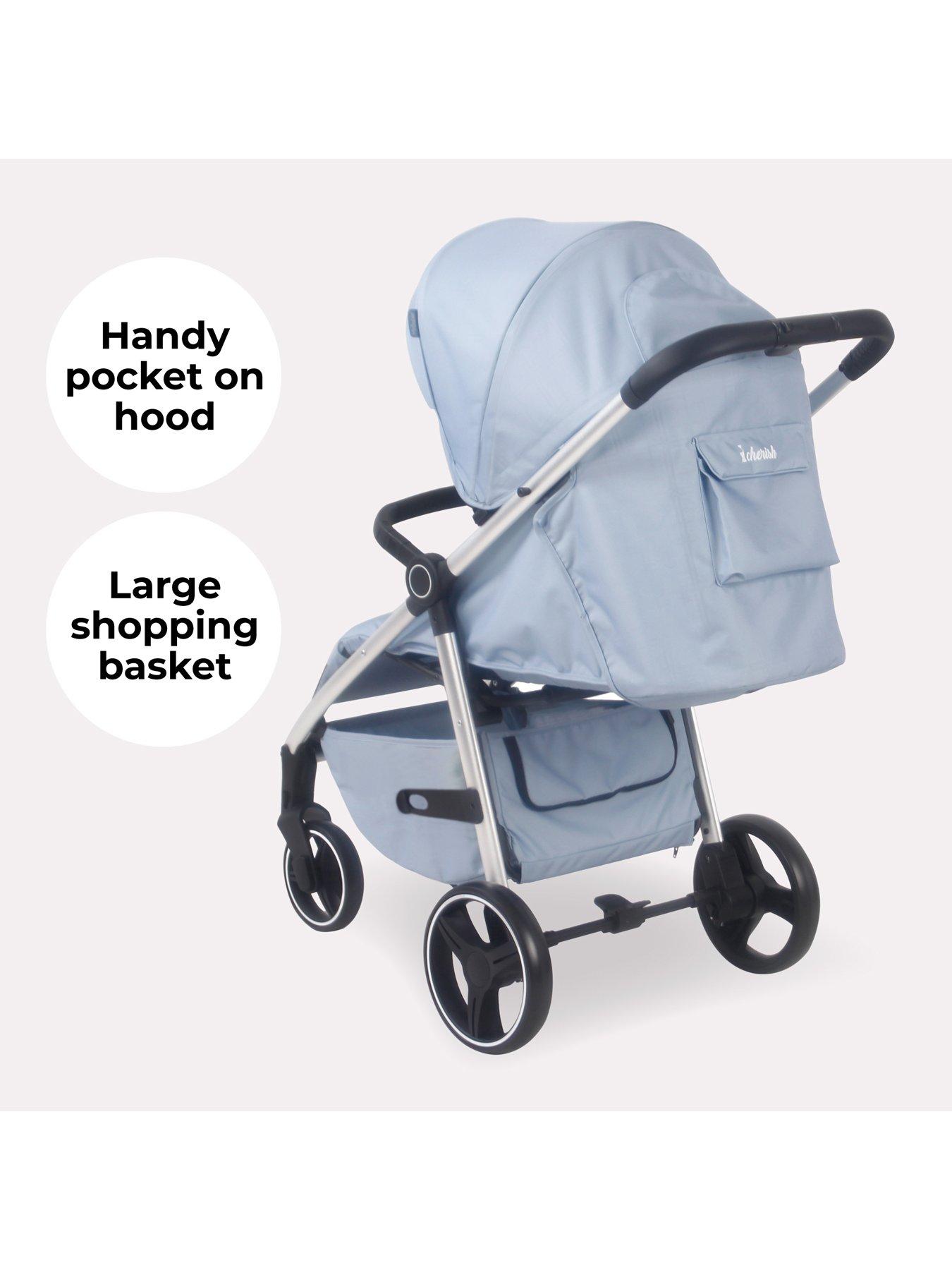 Image 7 of 8 of My Babiie MB160 Plus Pushchair - Blue Plaid