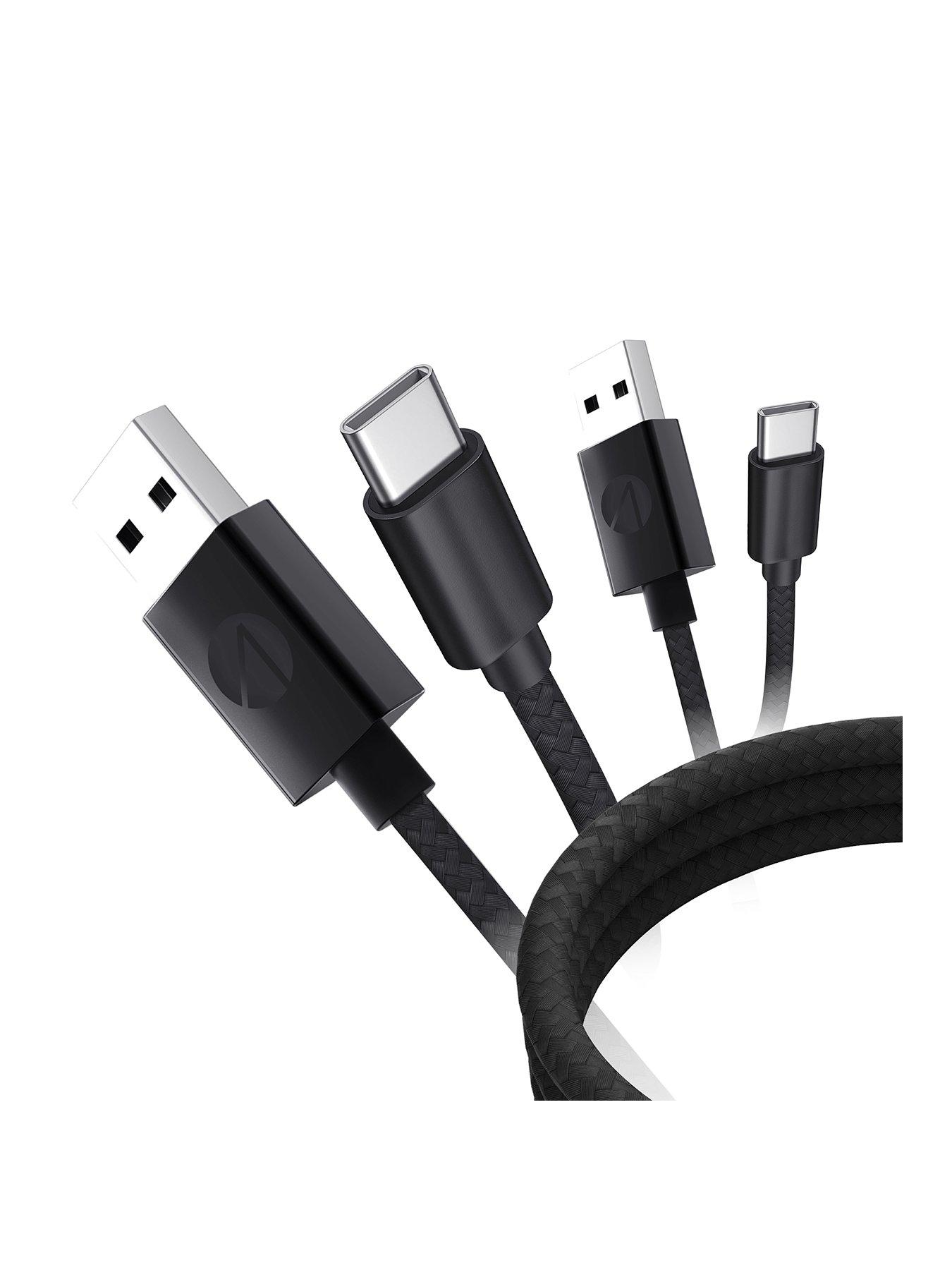 Image 1 of 7 of Stealth Stealth USB-C Charge and &amp; Data Cables - Twin Pack for PSVR2 &amp; PS5
