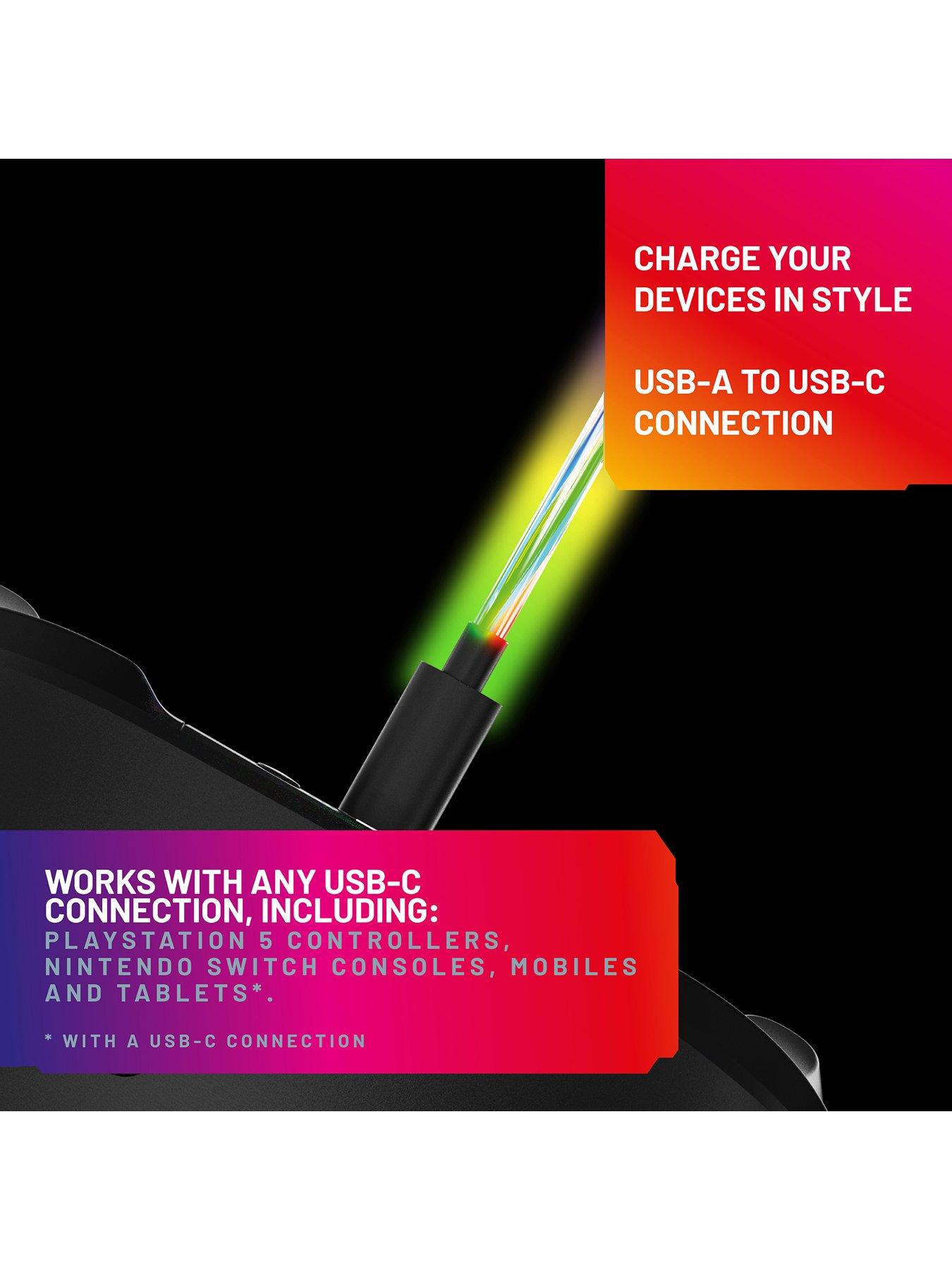 Image 5 of 7 of Stealth Stealth Light Up Charging Cables Multiformat - 2m Twin Pack