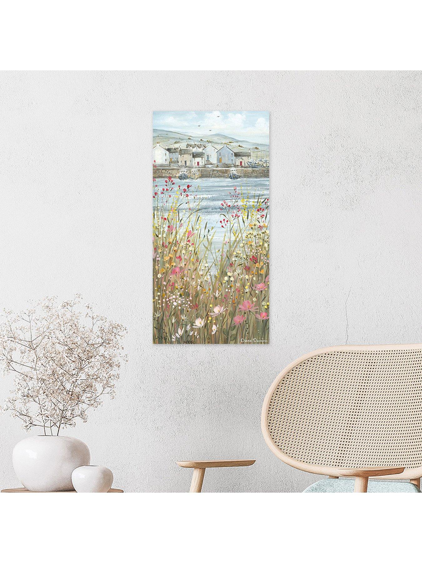 the-art-group-boats-blooms-ii-canvas