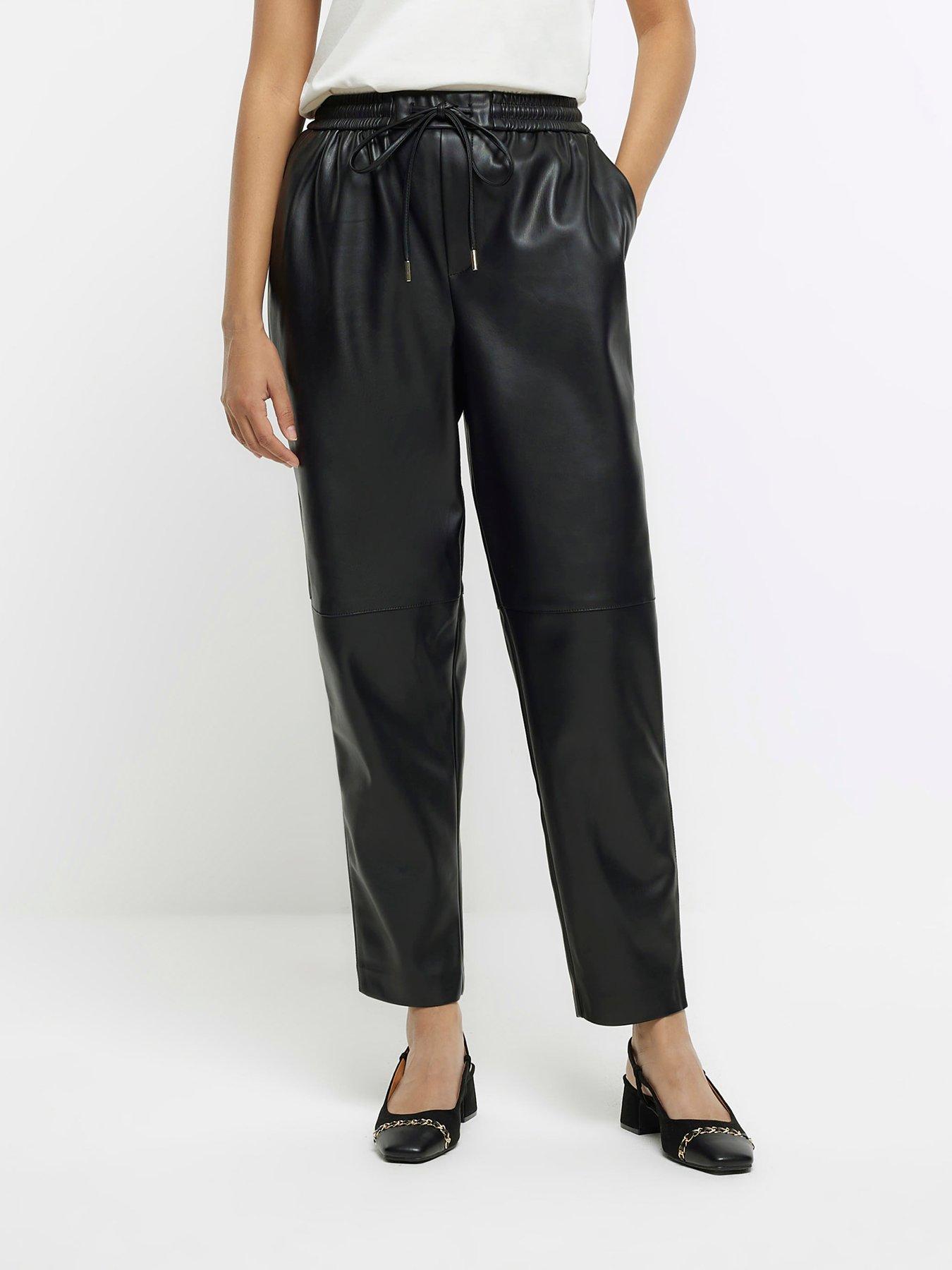 river-island-elasticated-waist-seam-trouser-black