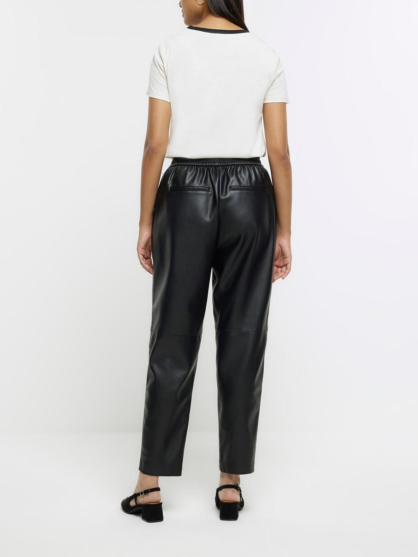 river-island-elasticated-waist-seam-trouser-blackstillFront