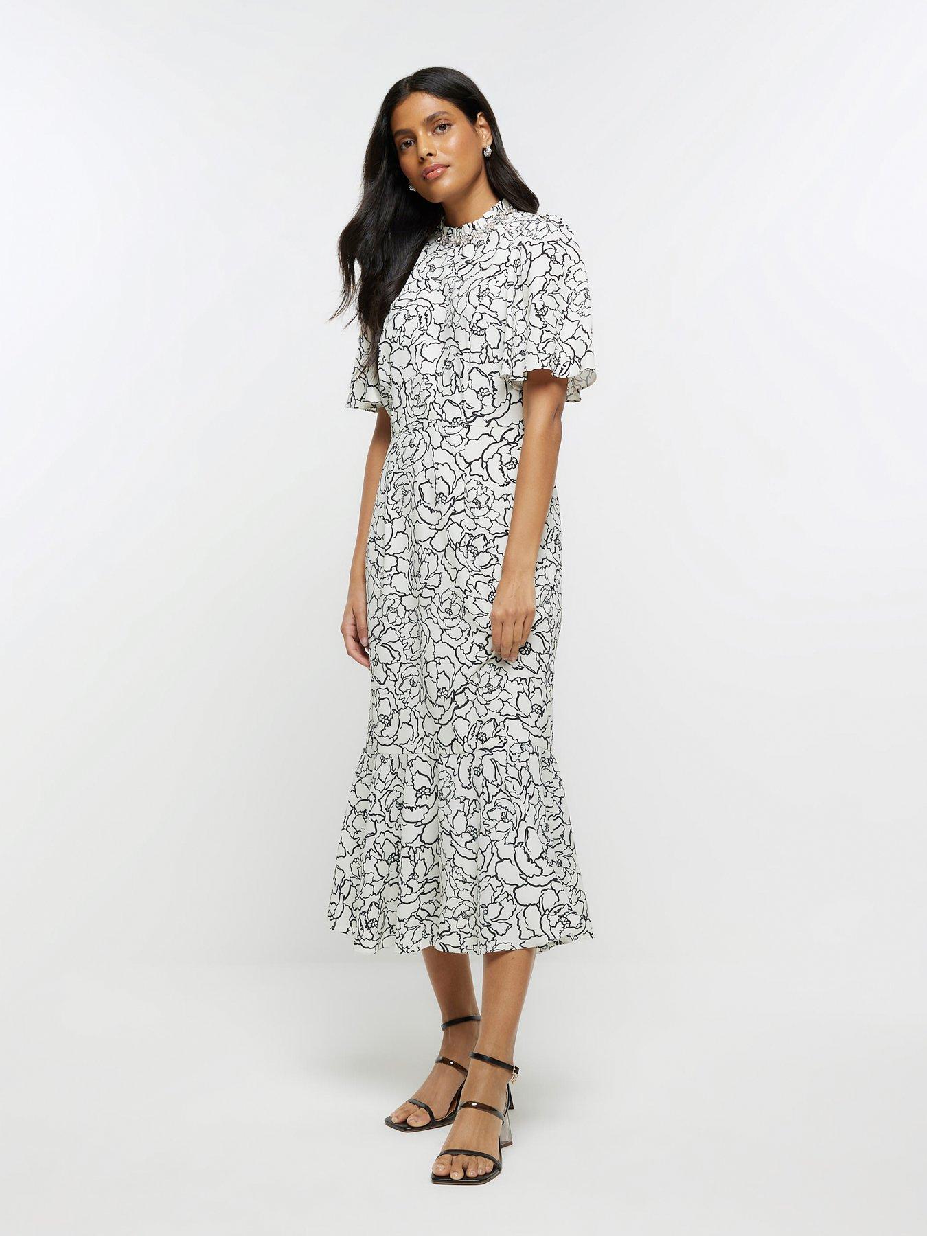 river-island-neck-trim-midi-tea-dressback