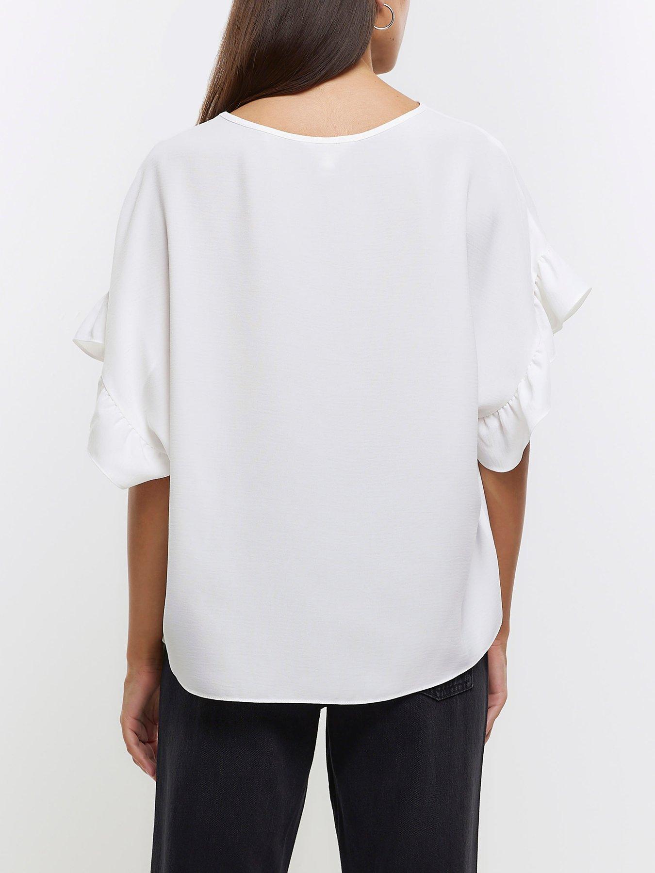 river-island-satin-frill-sleeve-tshirt-whitestillFront