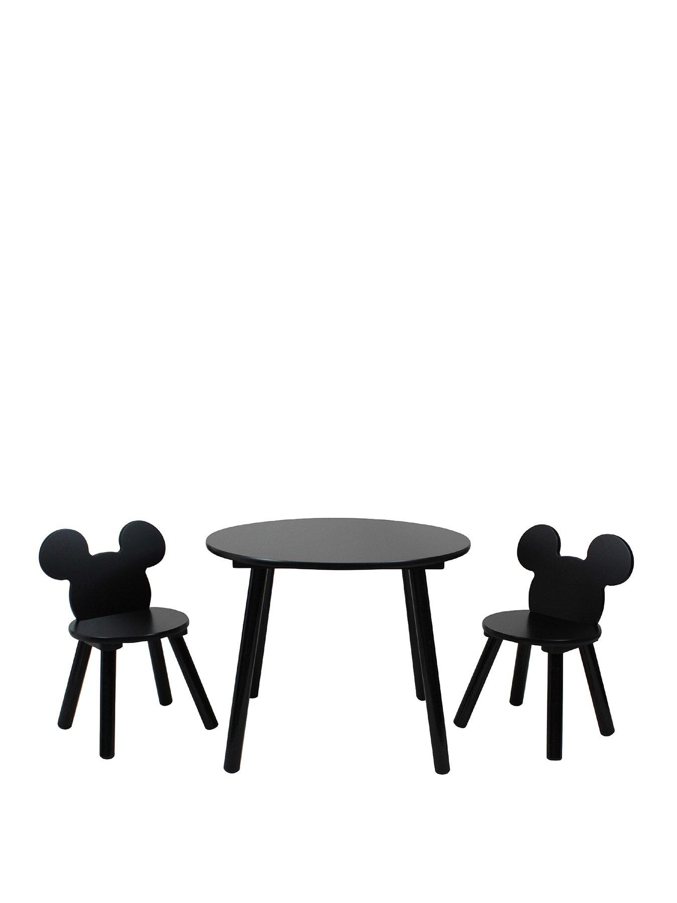 Mickey Mouse Toddler Table and 2 Chair Set Black Very Ireland