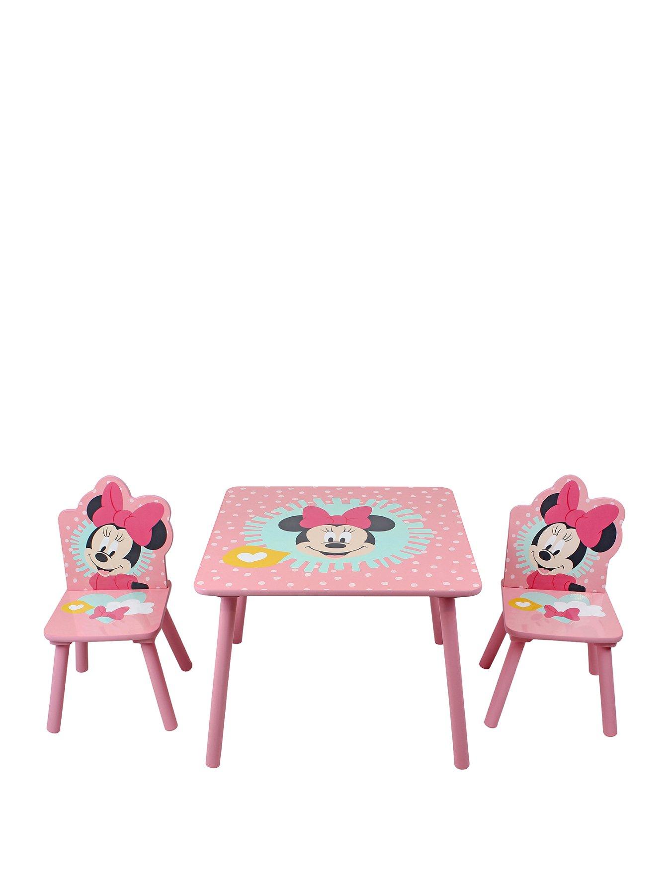 Mickey and minnie 2025 table and chairs