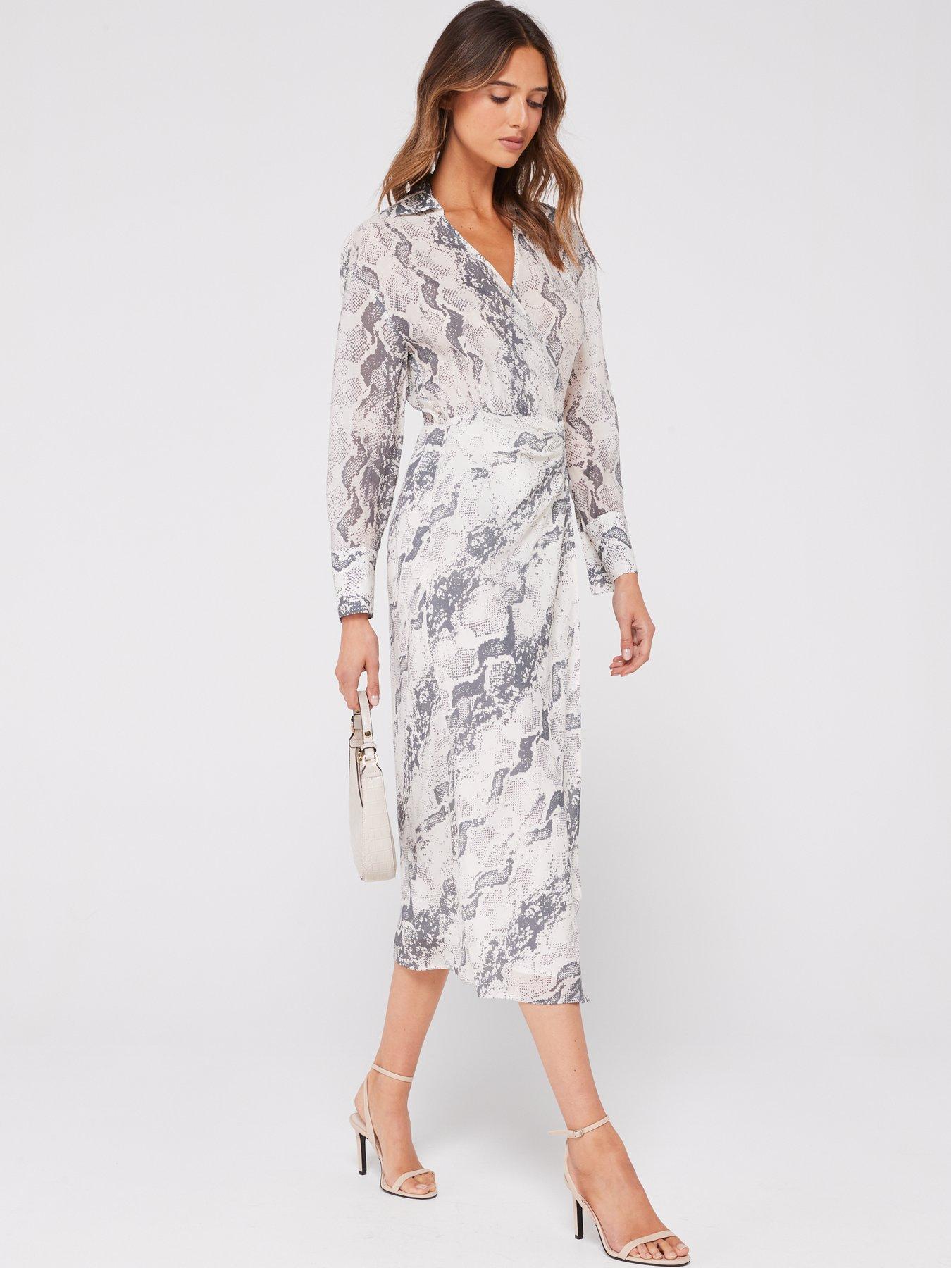 Image 5 of 5 of Mango Snake Print Lyocell Dress