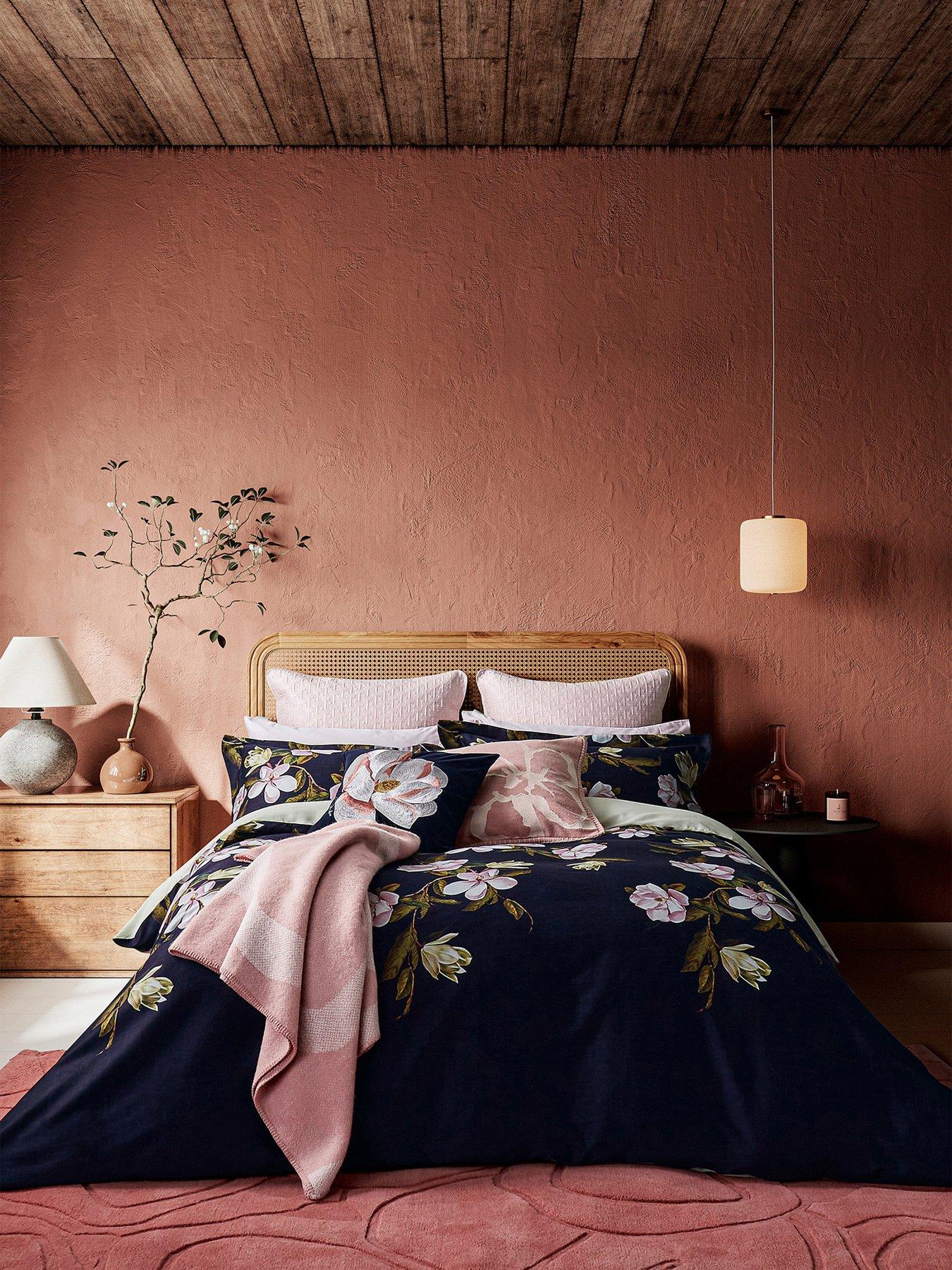 undefined Opal Floral 100% Cotton Sateen Duvet Cover Set
