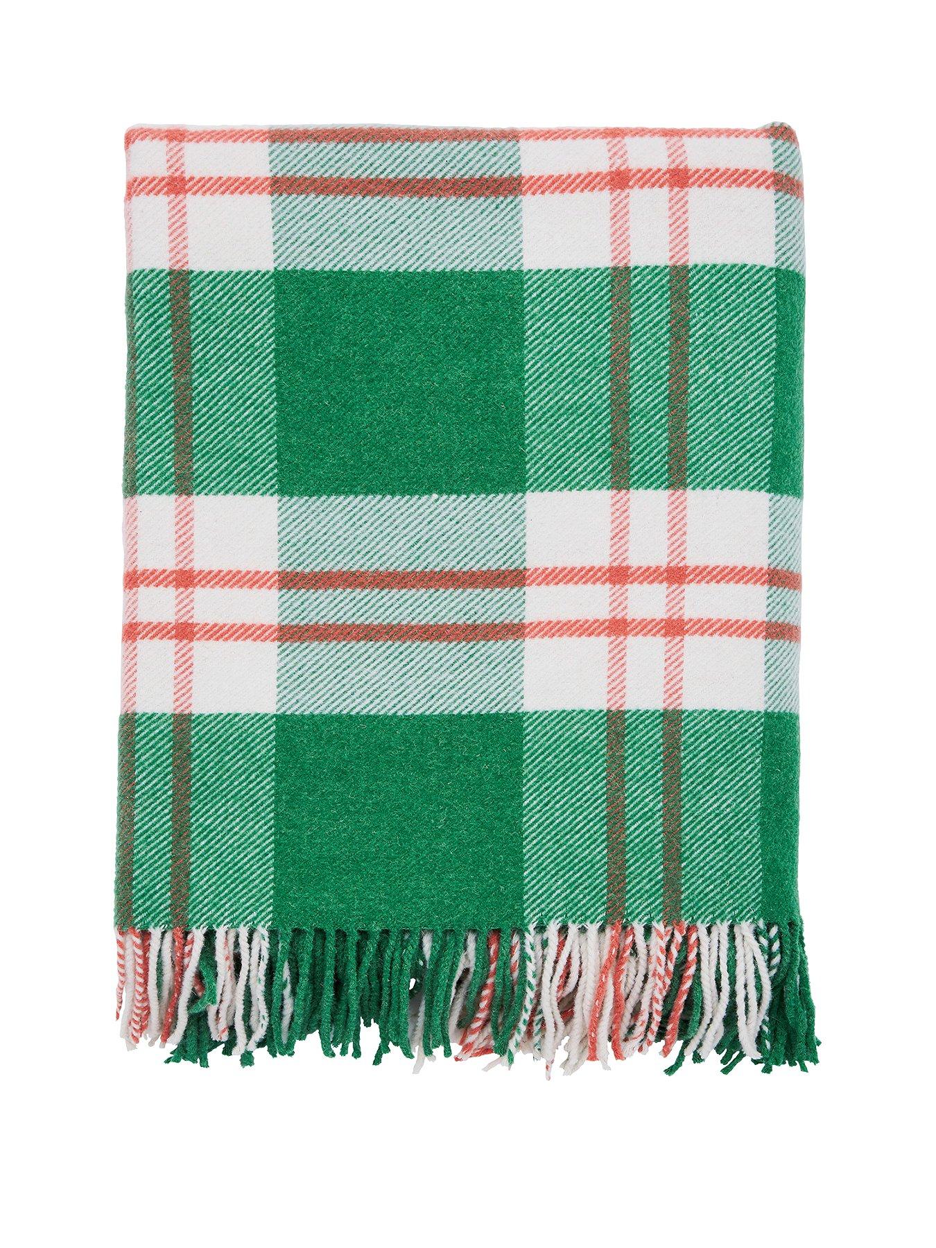 joules-lakeside-slumber-throw-green