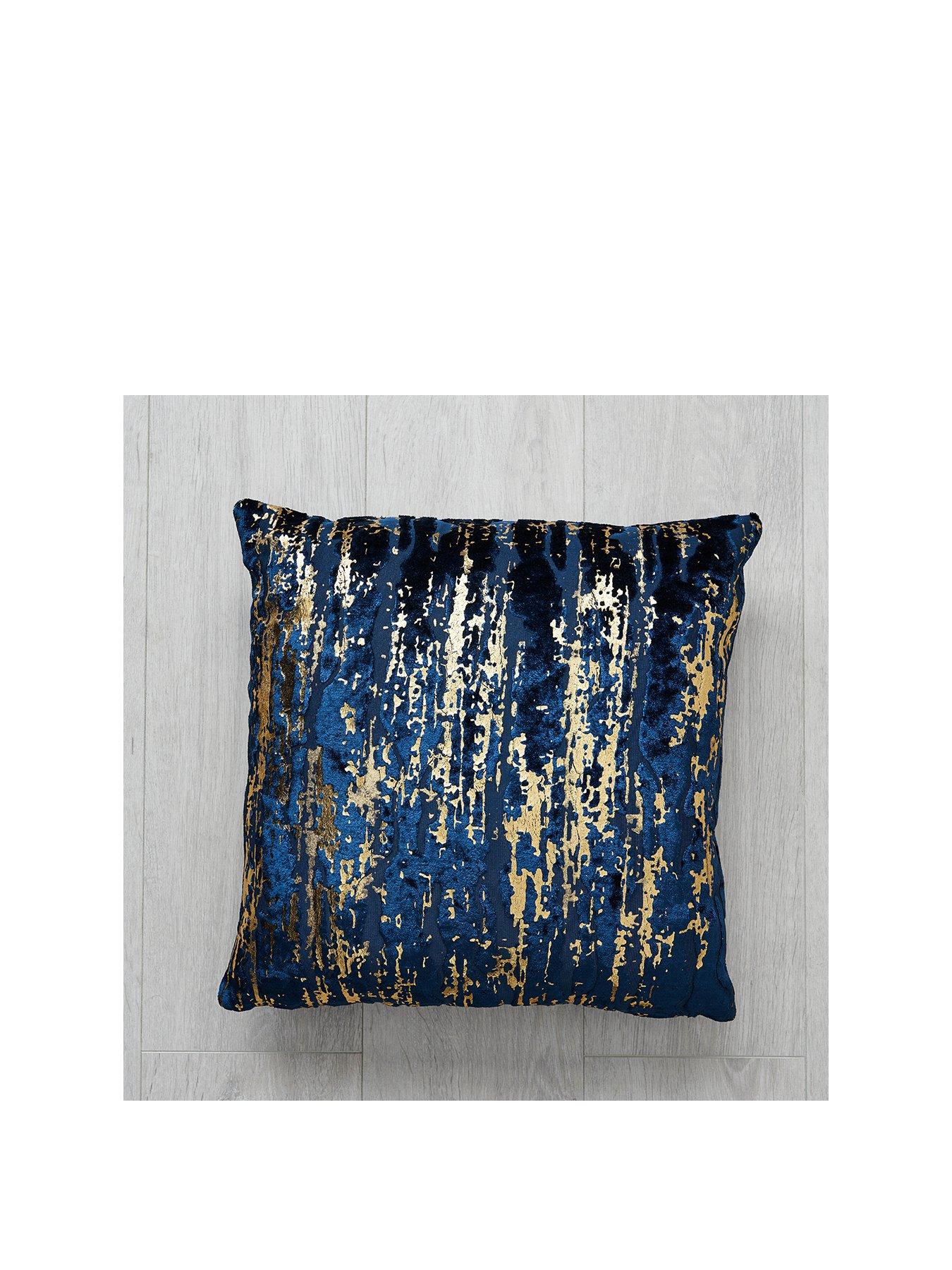 bhs-velvet-cushion-with-abstract-foil-printnbspfront