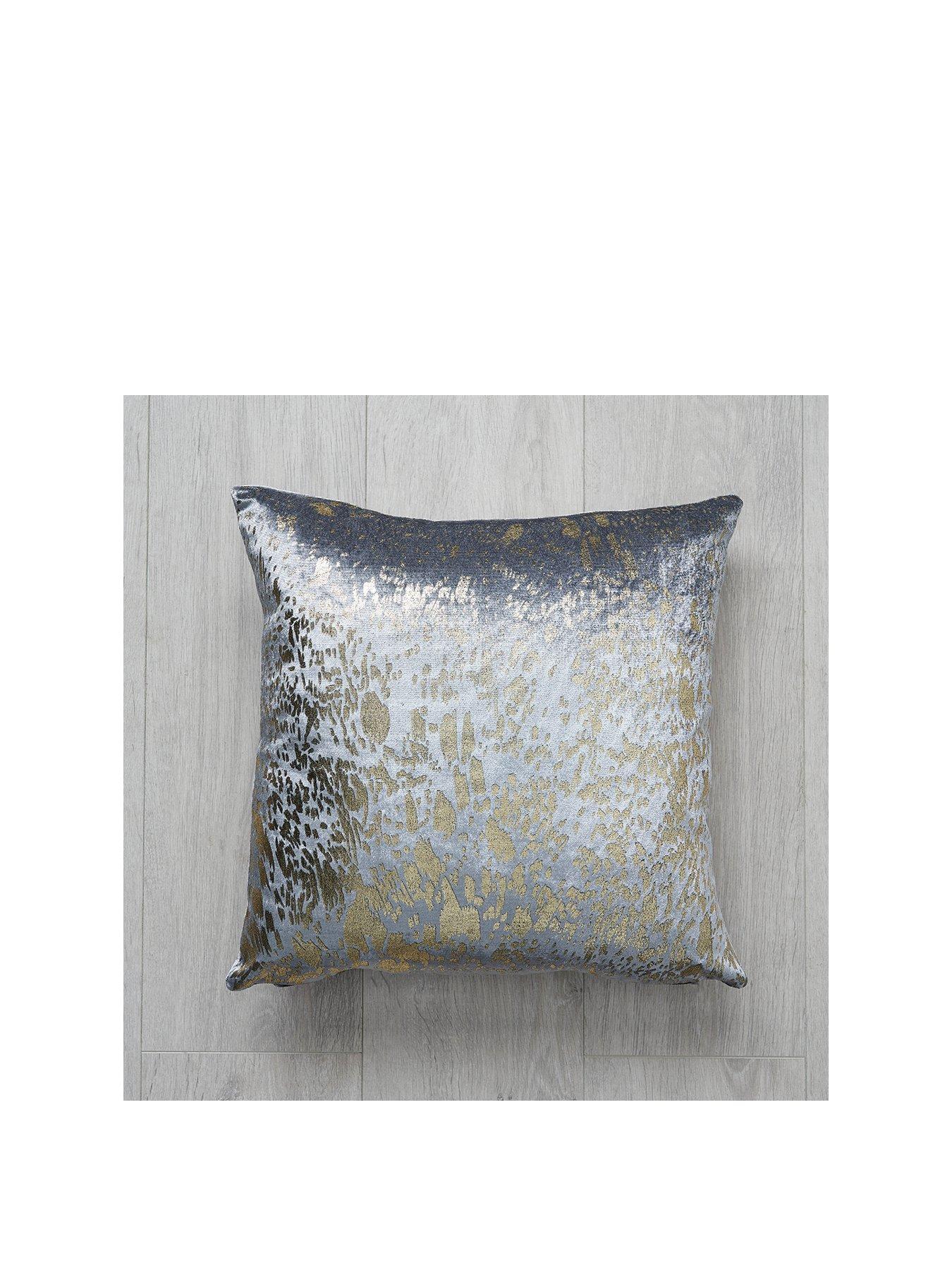 bhs-velvet-cushion-with-abstract-foil-print