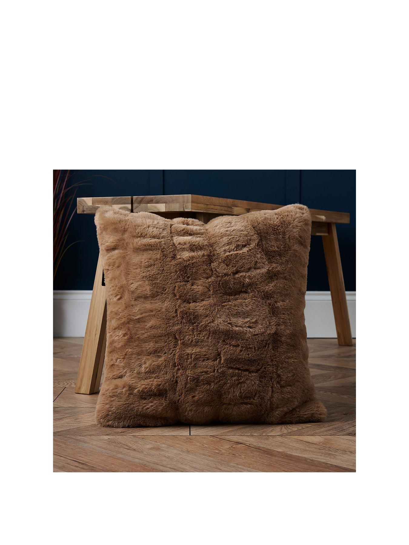 Mink shop fur cushions