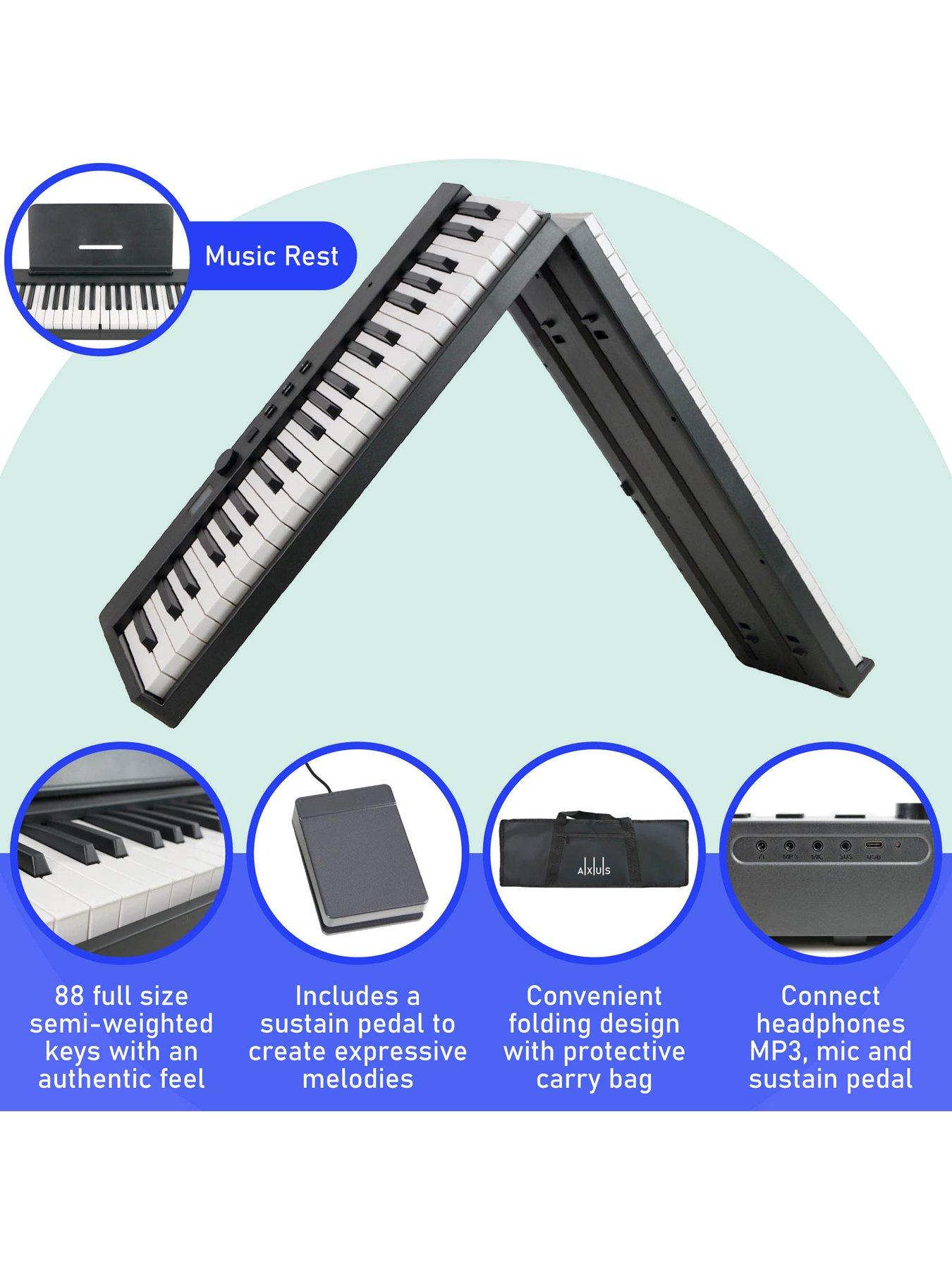 Image 2 of 4 of Axus 88 Note Folding Digital Piano