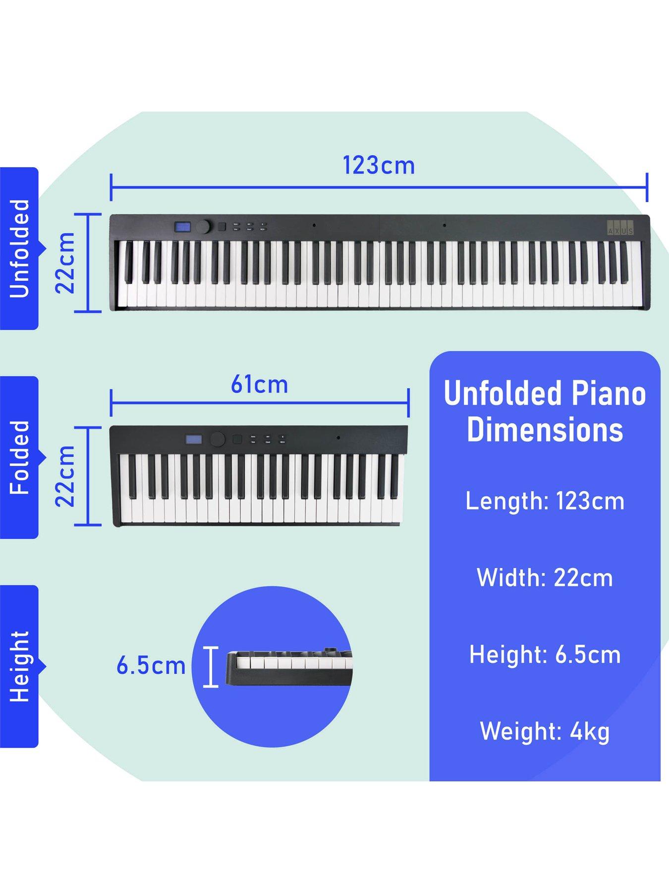 Image 4 of 4 of Axus 88 Note Folding Digital Piano
