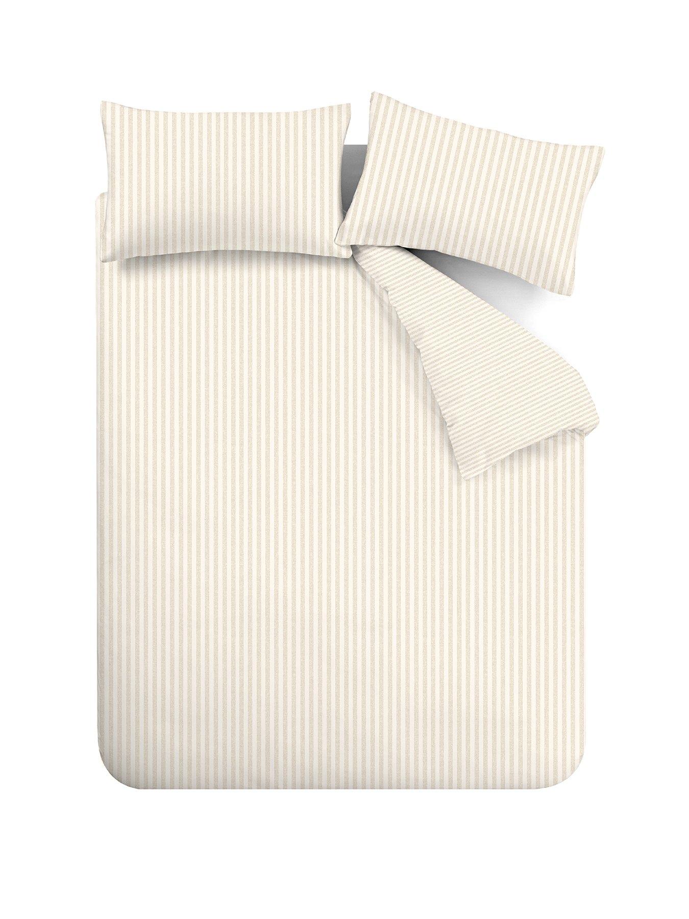 catherine-lansfield-brushed-cotton-stripe-soft-duvet-cover-setstillFront