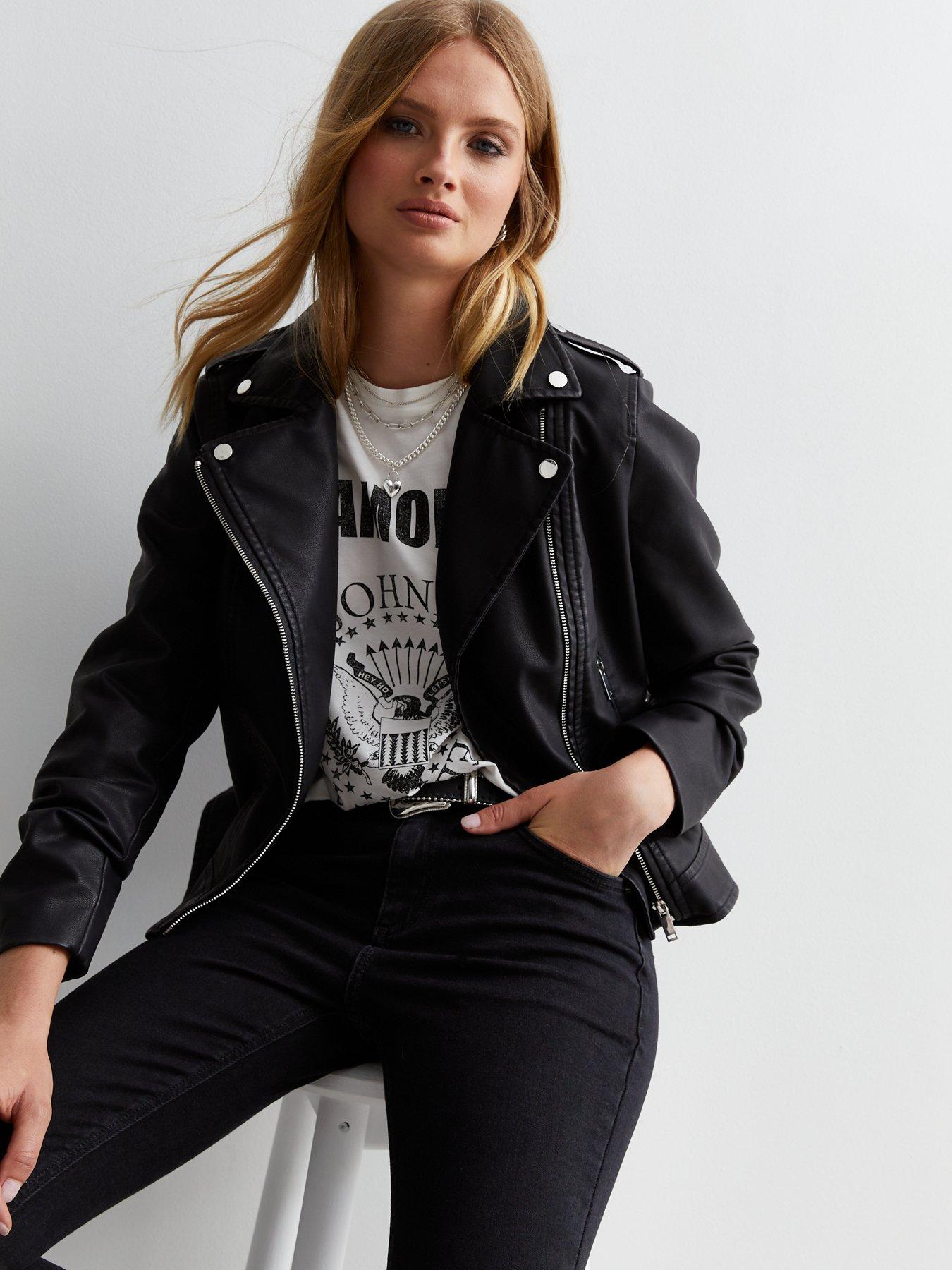 new-look-leather-look-biker-jacket-blackfront