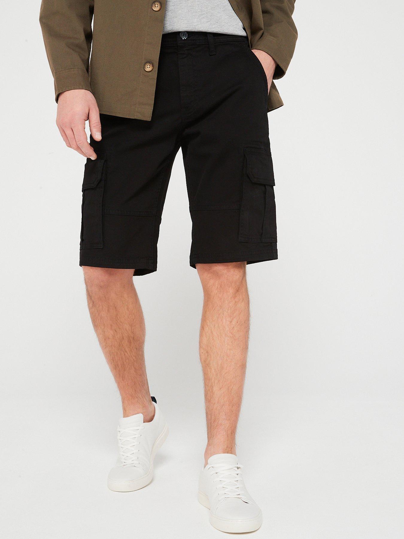 Image 1 of 4 of Very Man Cargo Shorts - Black