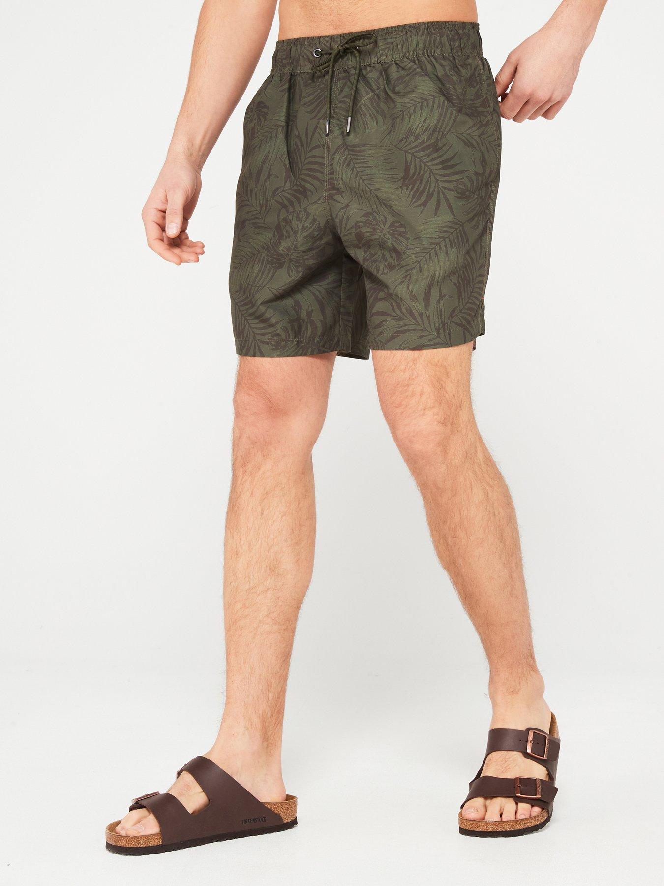 very-man-all-over-print-palm-printed-swim-short-khaki