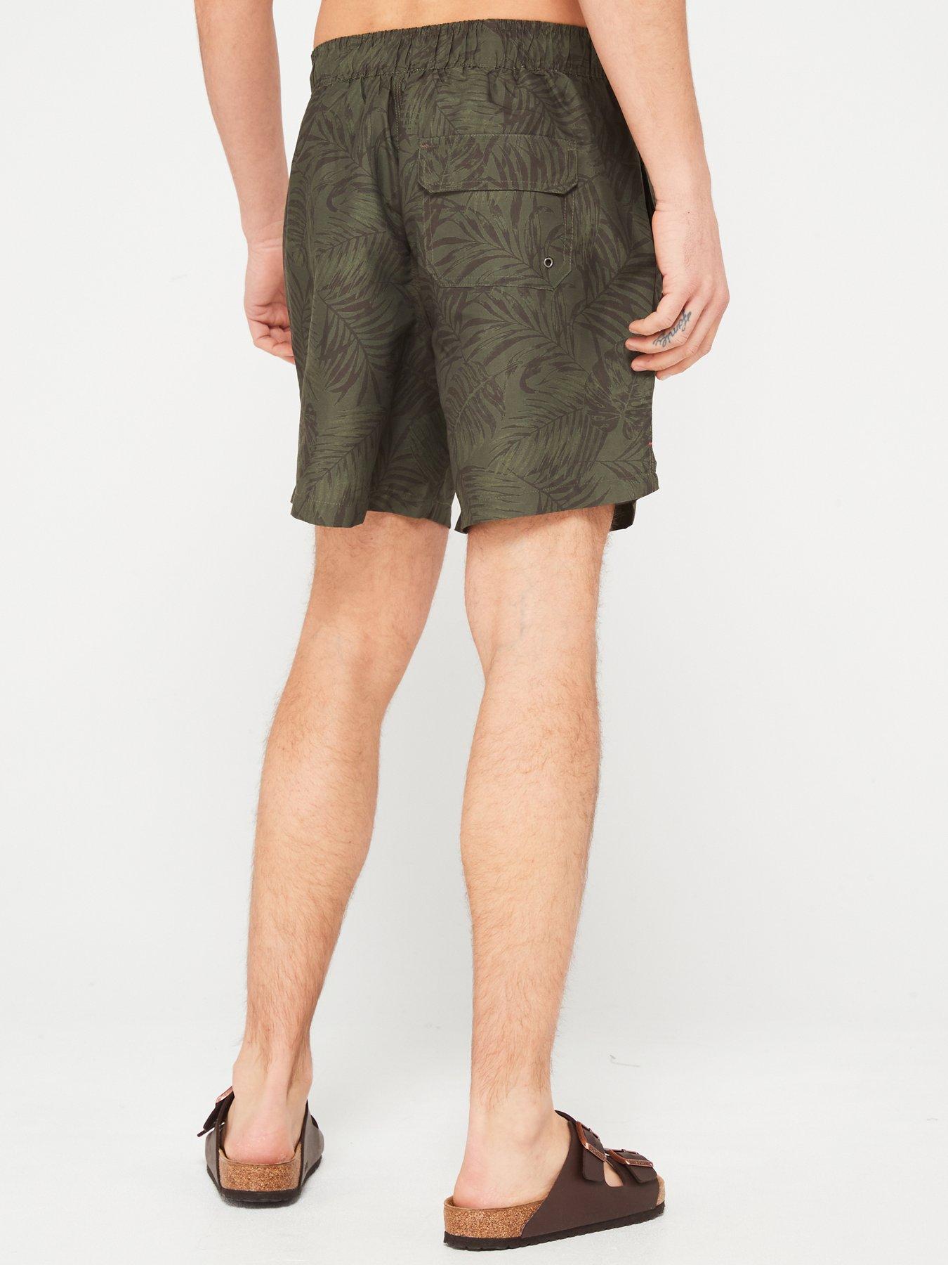 very-man-all-over-print-palm-printed-swim-short-khakistillFront