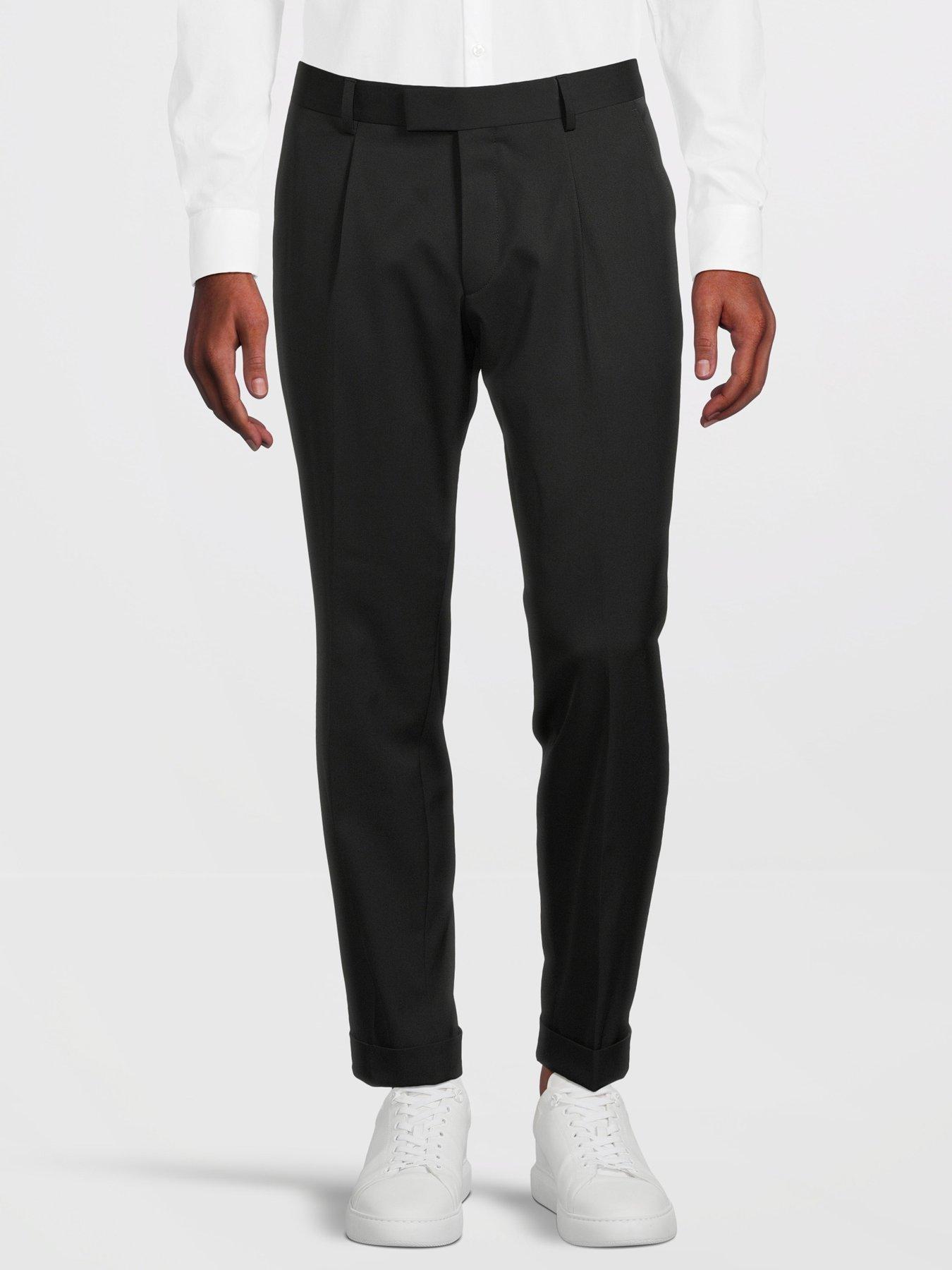 boss-pepe-241-casual-trousers-blackfront