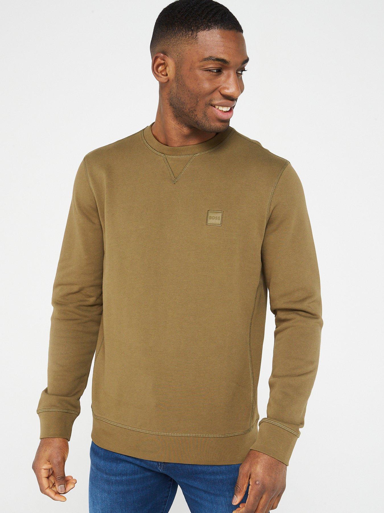 boss-westart-relaxed-fit-sweatshirt-khaki