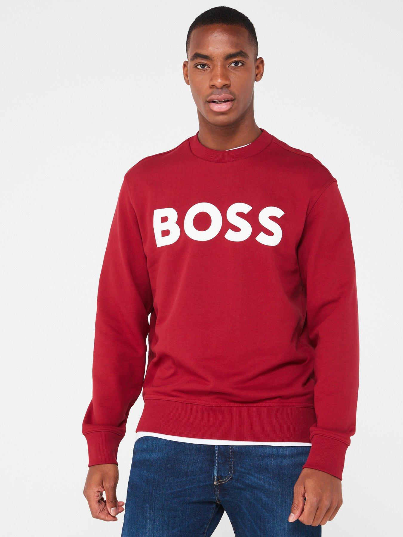 Red hugo clearance boss sweatshirt