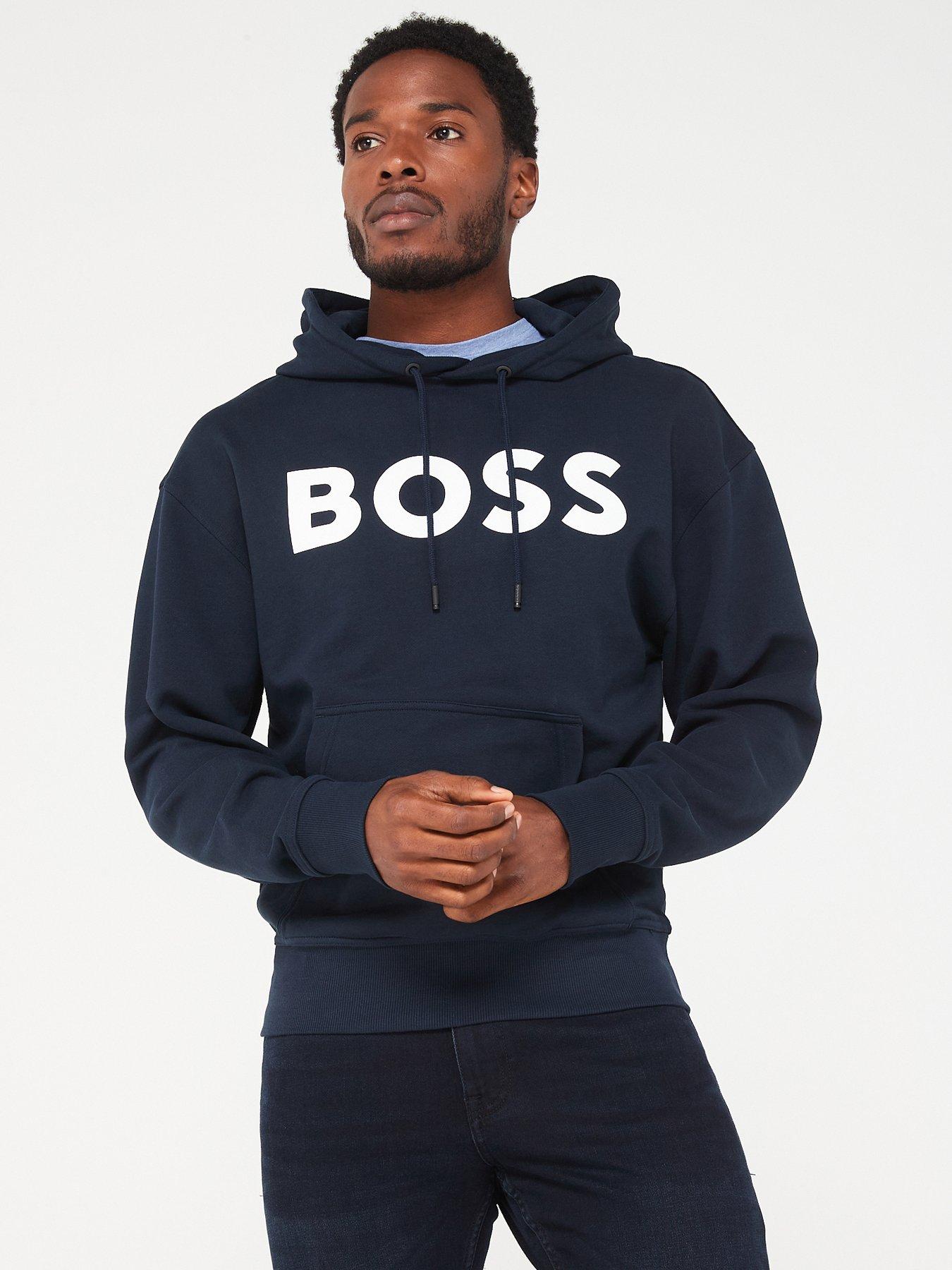 Boss heritage embossed overhead hoodie hotsell