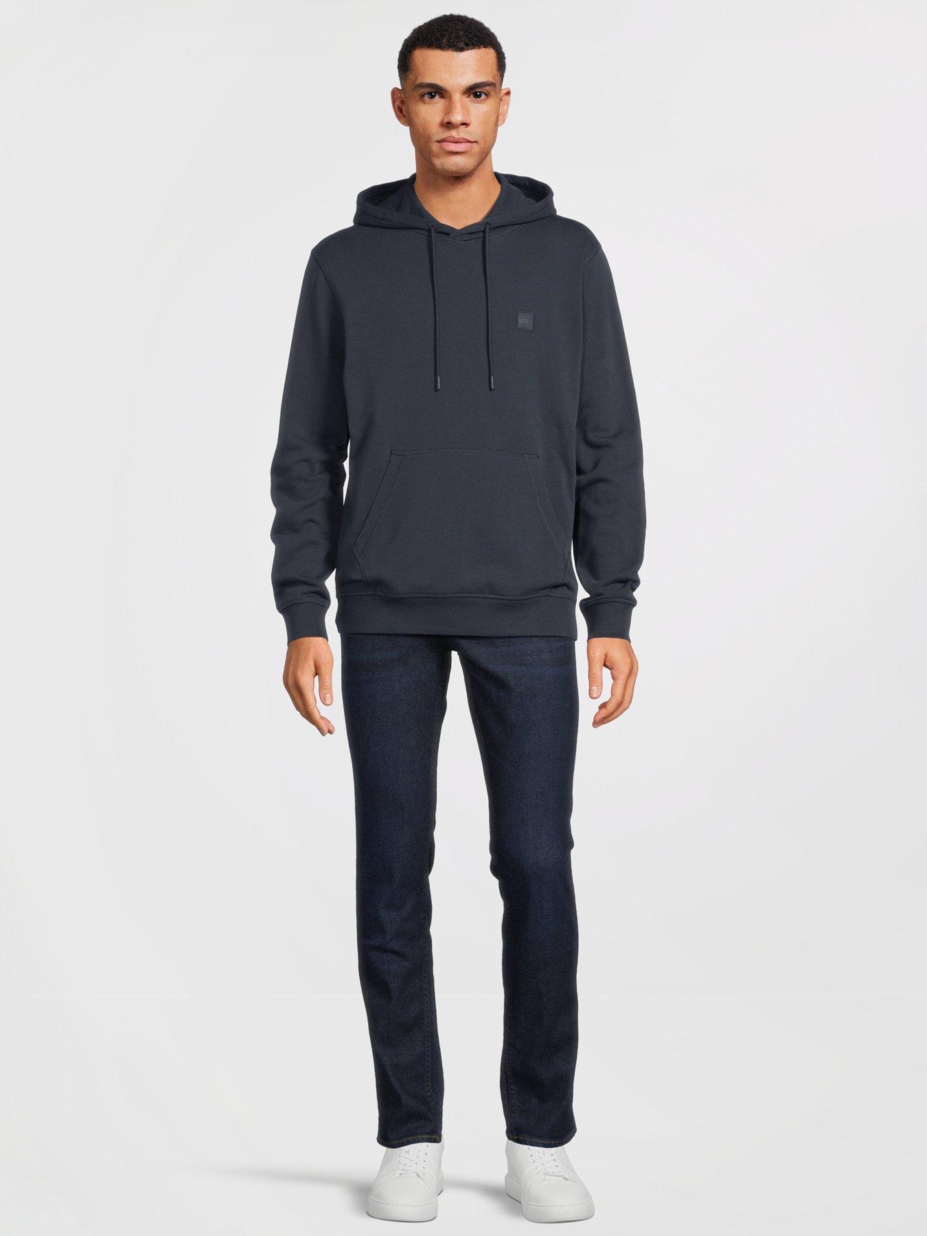 Image 3 of 5 of BOSS Wetalk Overhead Hoodie - Dark Blue