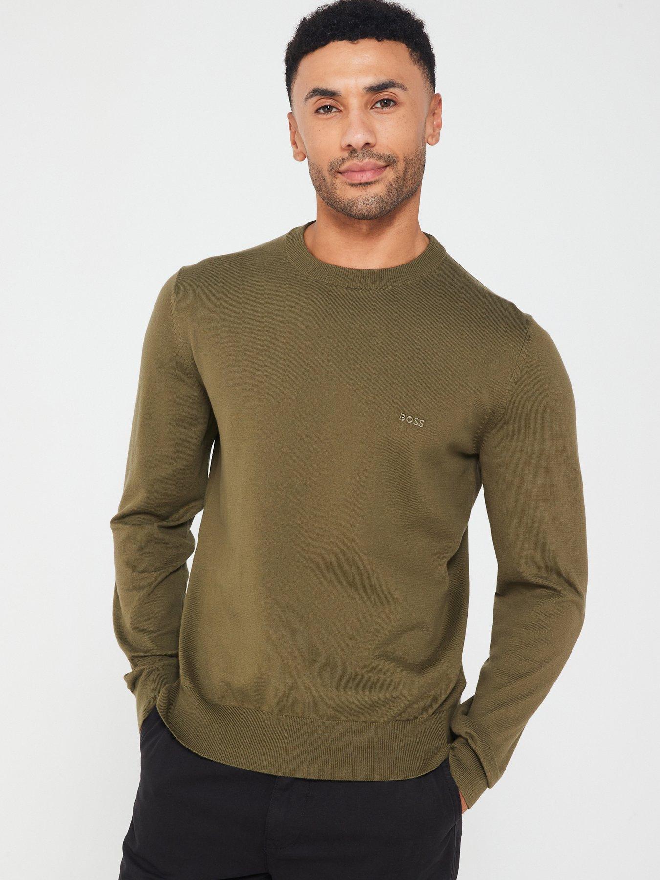 undefined Boss Pacas-l Cotton Crew Neck Jumper