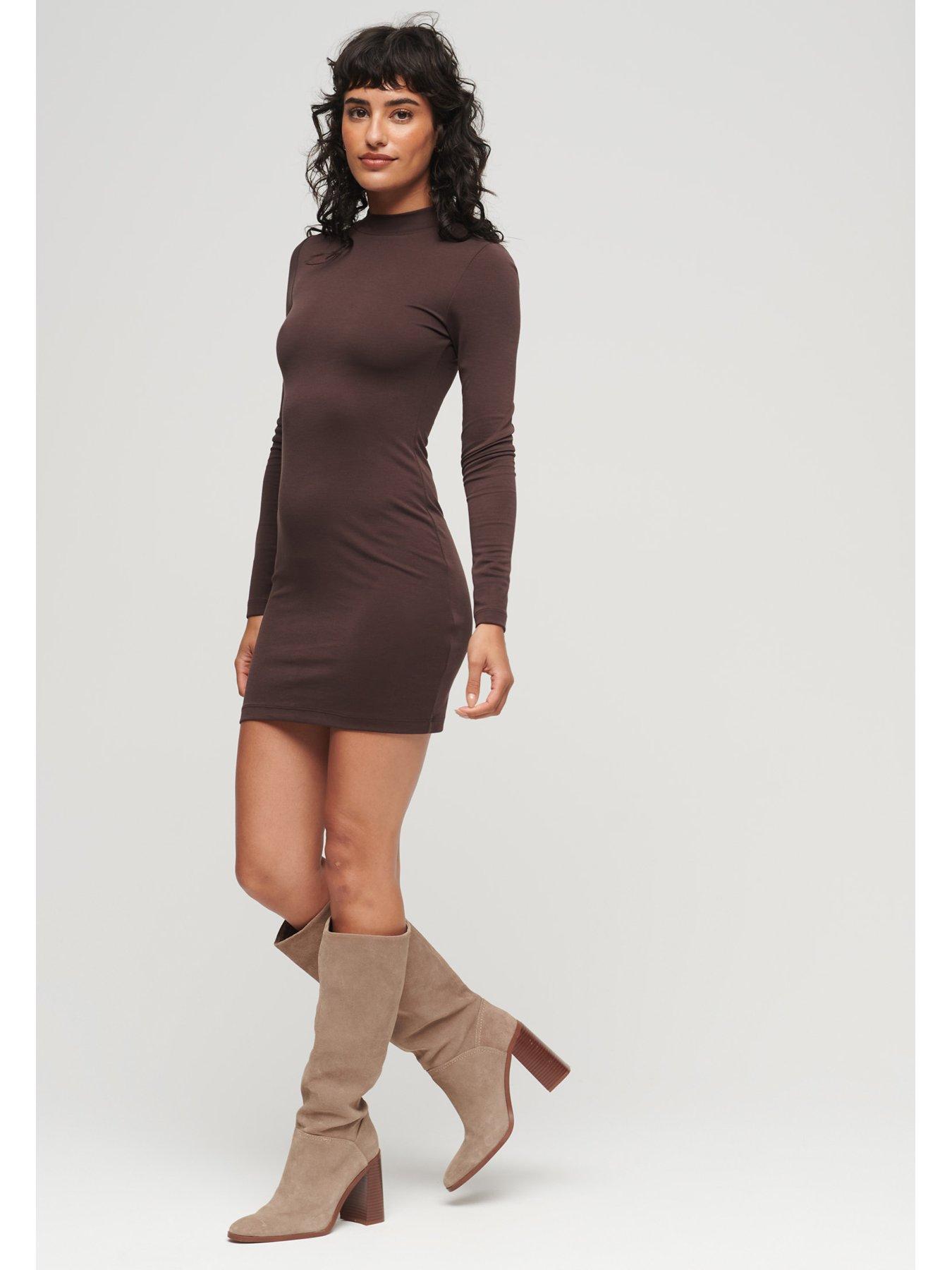 superdry-mock-neck-jersey-mini-dress-brownback