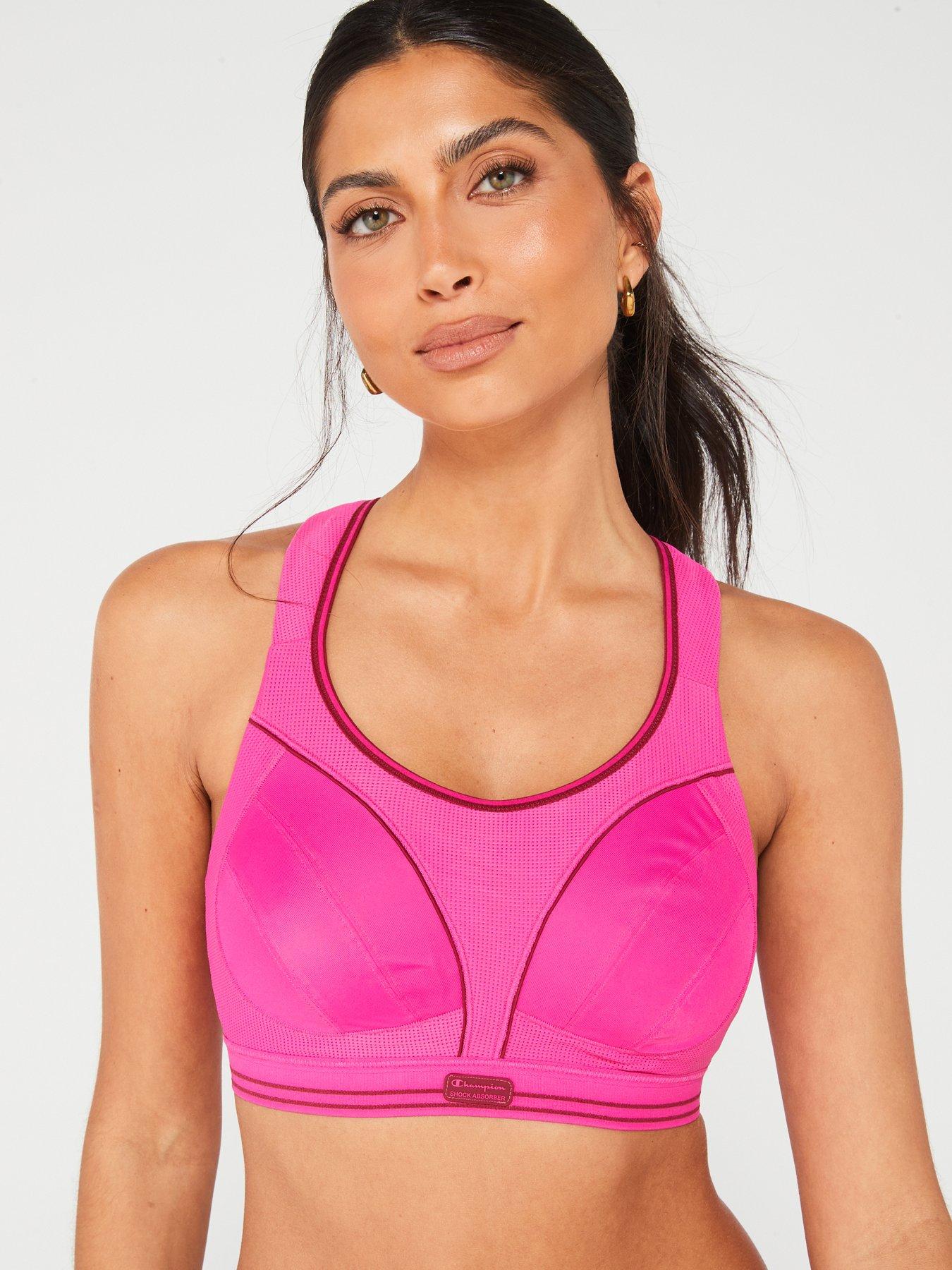 Pink Sports Bras, Women's Sportswear