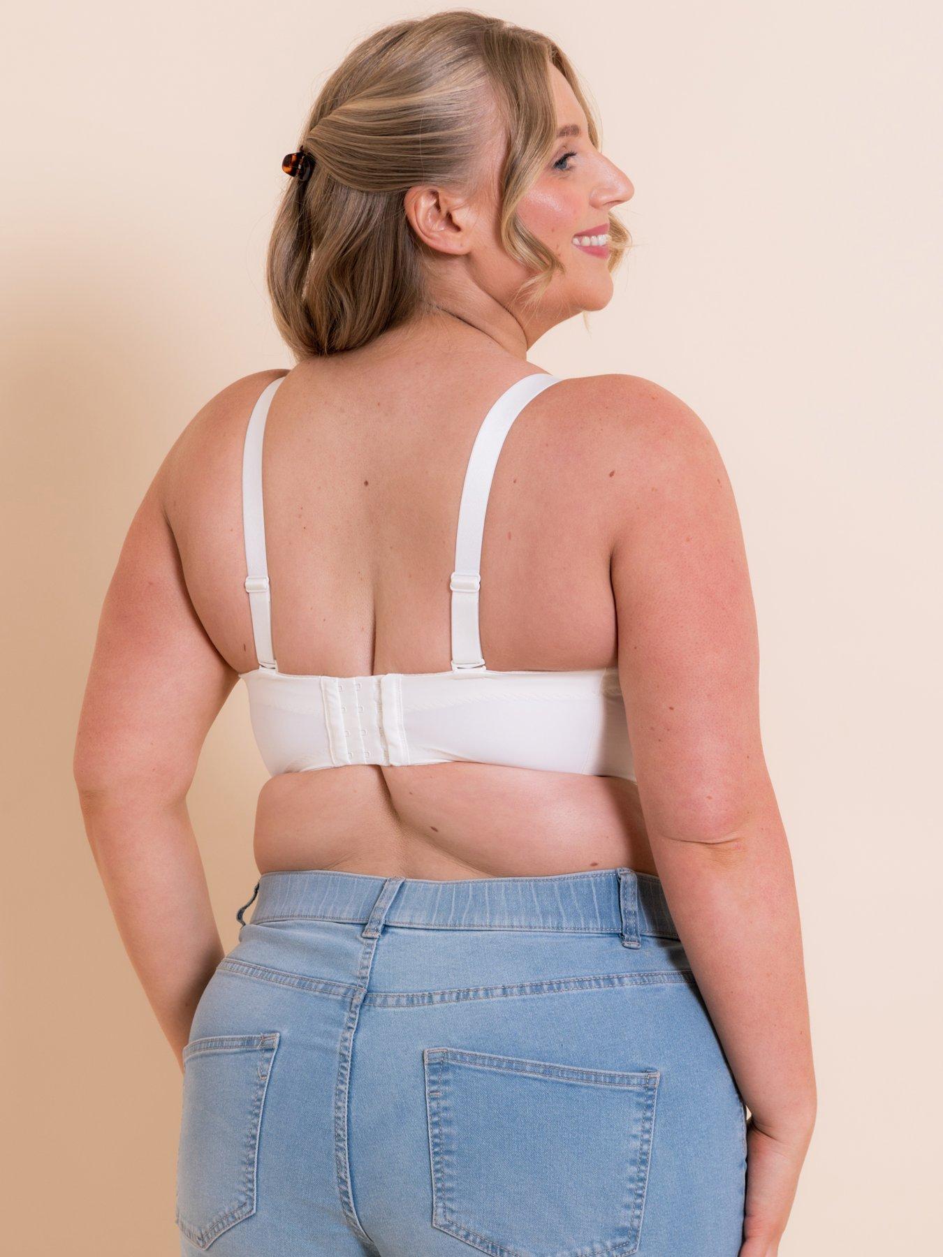 Image 4 of 6 of Curvy Kate Curvy Kate Luxe Multiway Strapless Moulded Bra - Pearl Ivory
