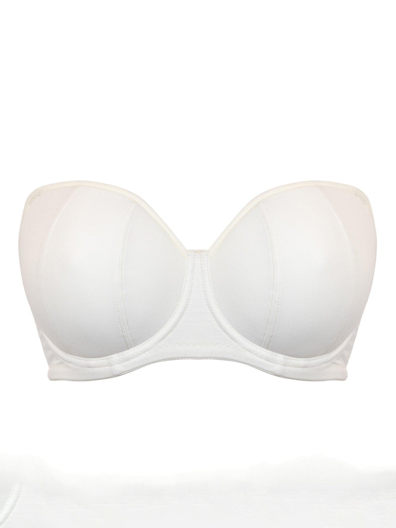 Image 6 of 6 of Curvy Kate Curvy Kate Luxe Multiway Strapless Moulded Bra - Pearl Ivory