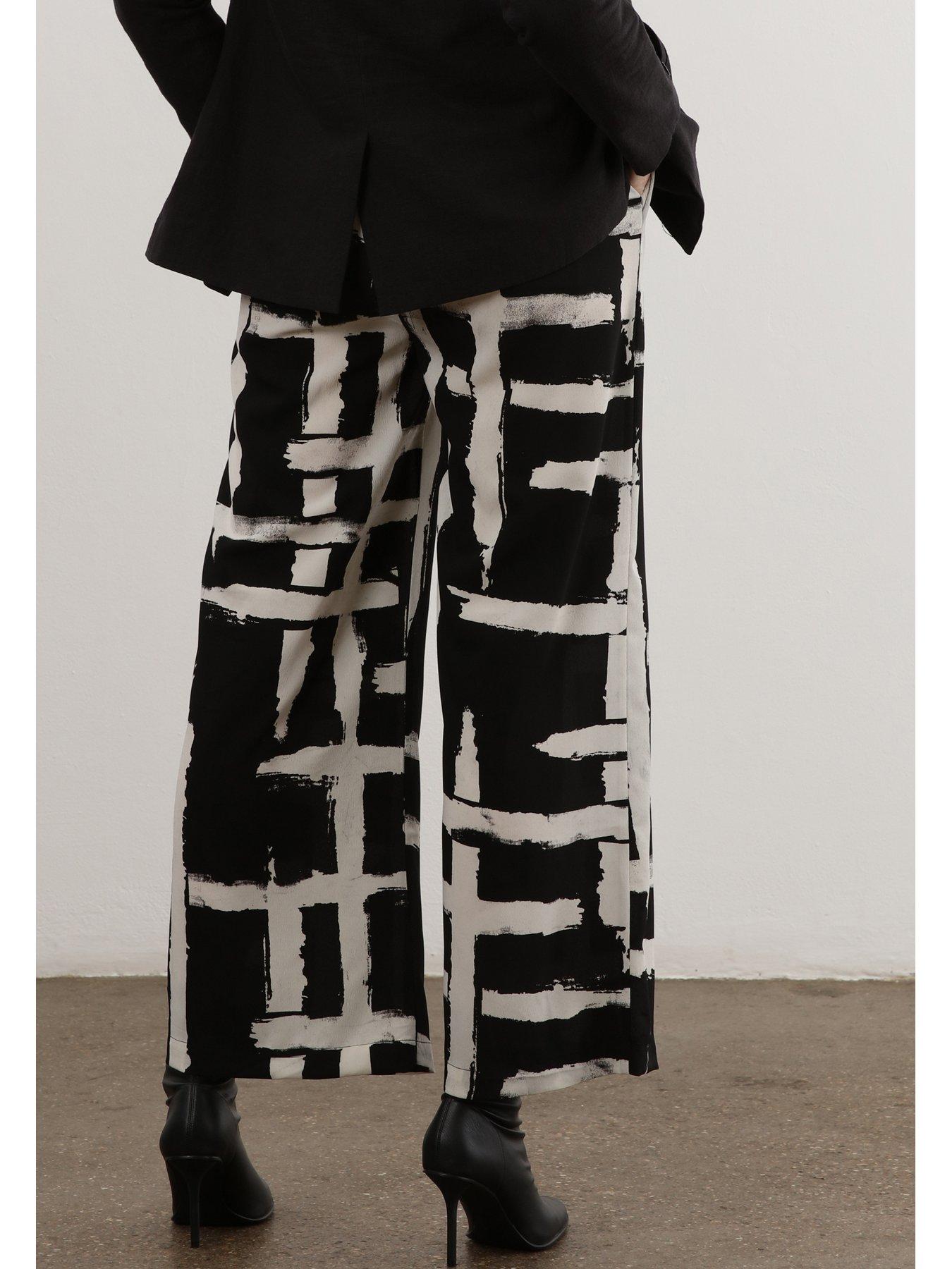 religion-wide-leg-printed-trouser-blackwhitedetail