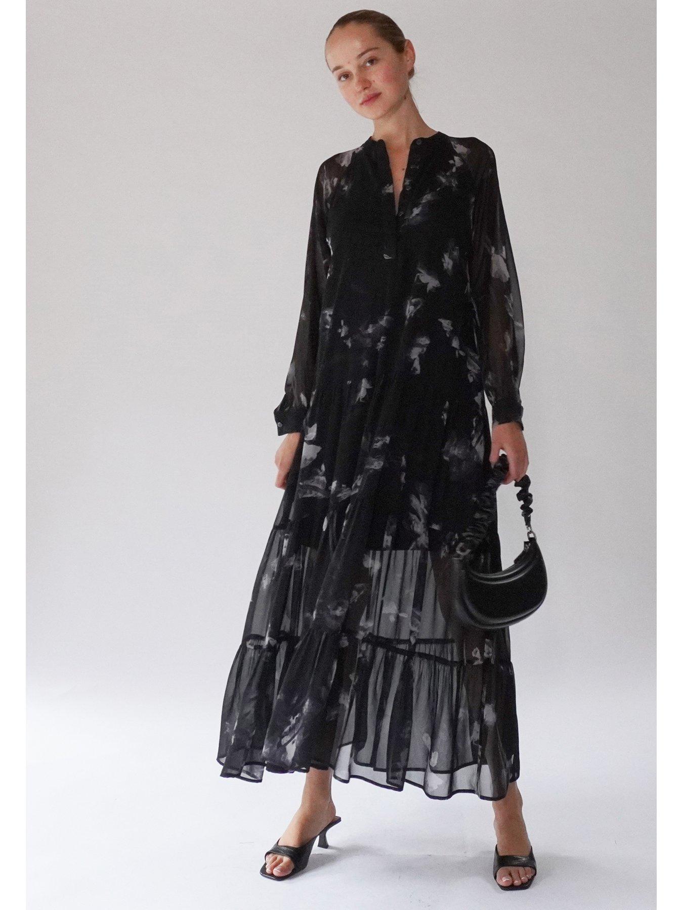 religion-tiered-maxi-shirt-dress-blackback