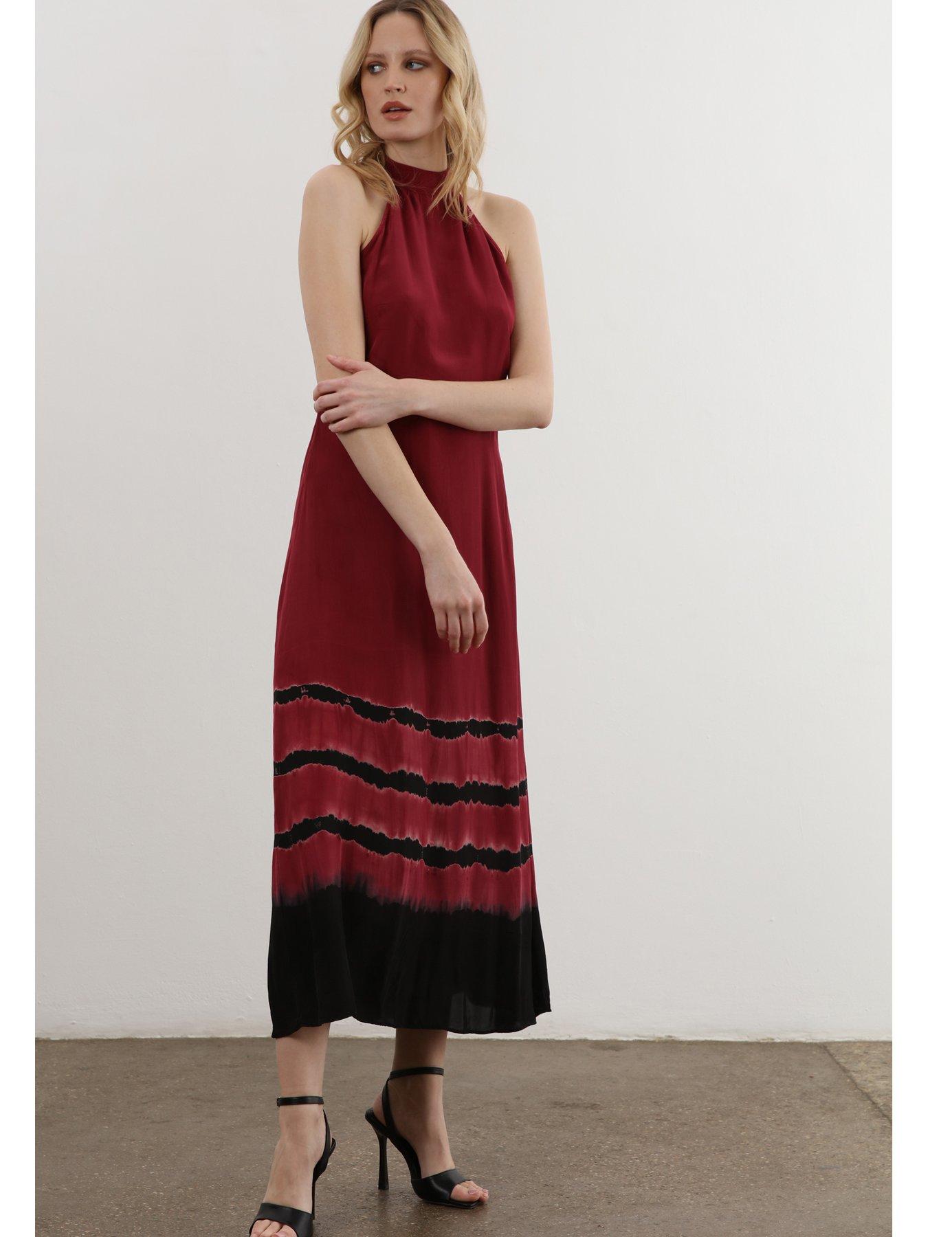 religion-halterneck-printed-midaxi-dress-burgundy-reddetail