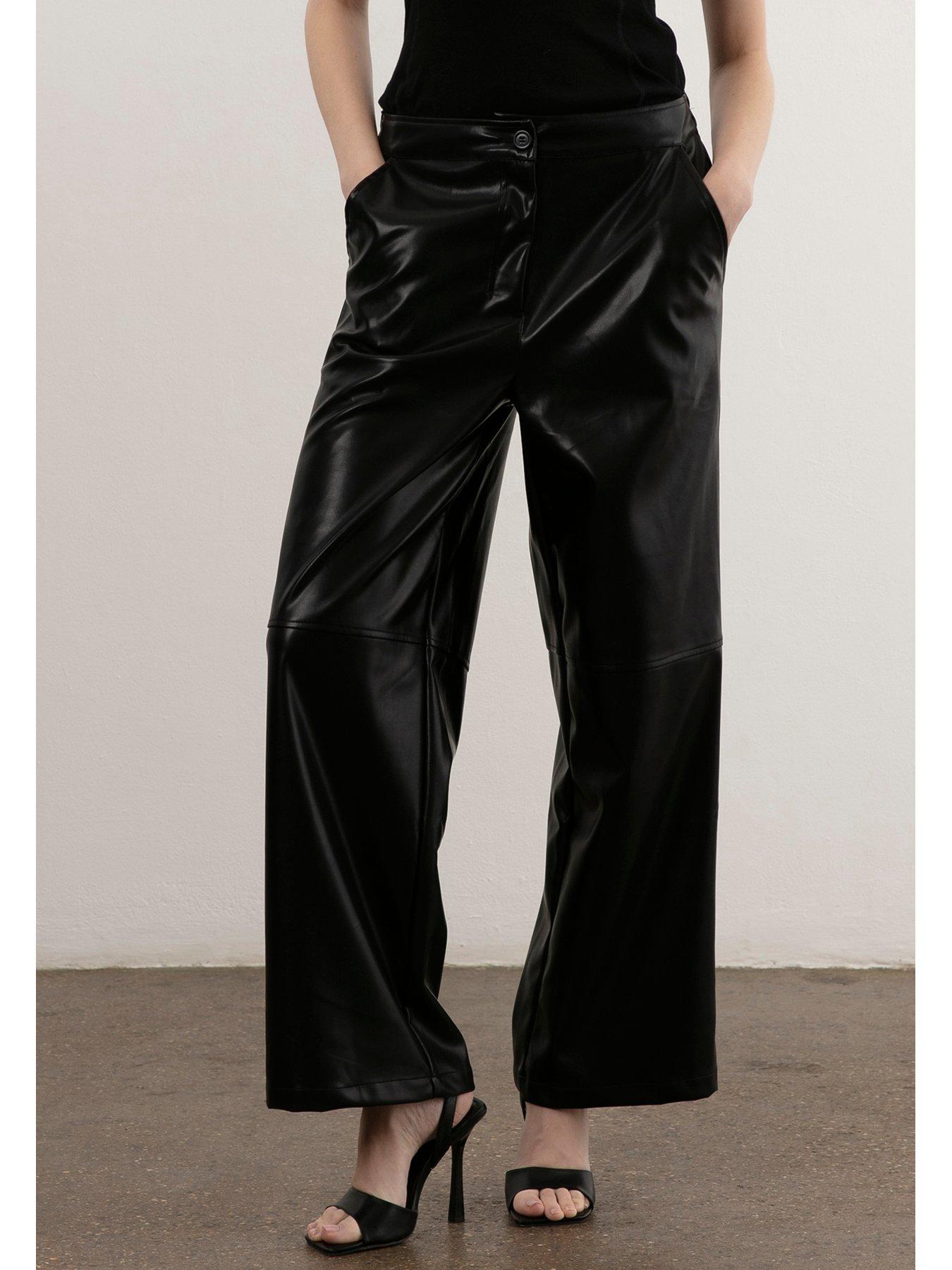 religion-wide-leg-faux-leather-look-trouser-blackback