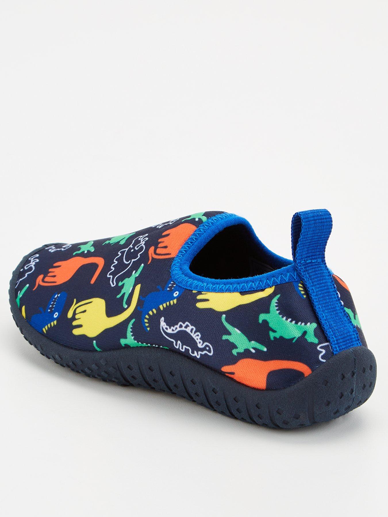 everyday-boys-dinosaur-water-shoes-blueback