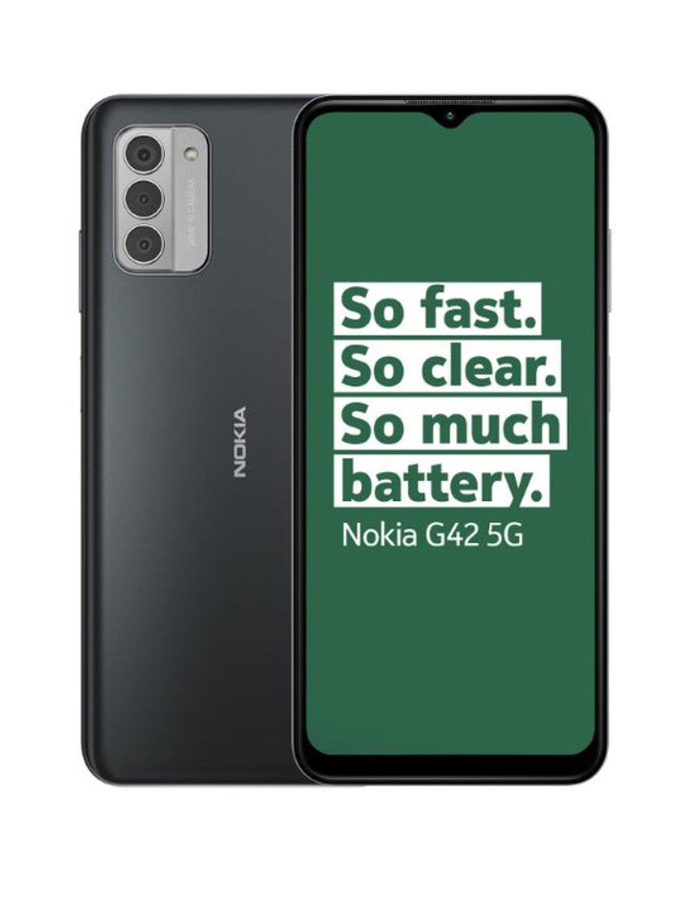 Nokia G42 5G, 6GB RAM, 128GB Storage, Dual SIM Grey Very Ireland