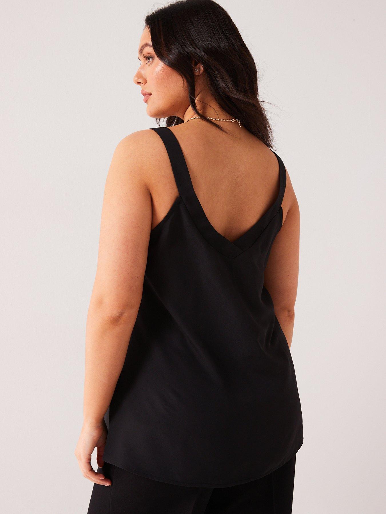 v-by-very-curve-essential-woven-cami-blackstillFront