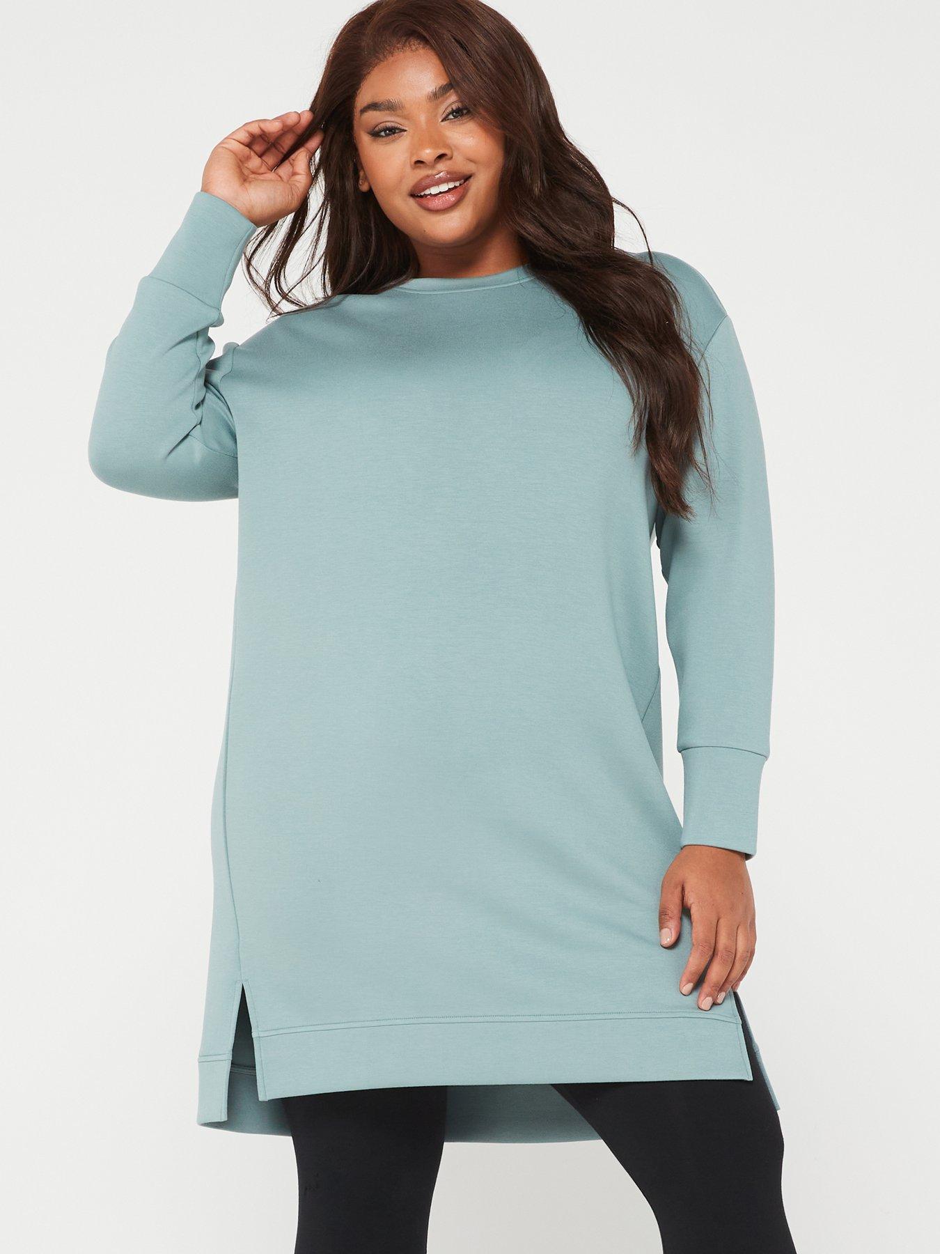 Plus size 2024 longline hoodie