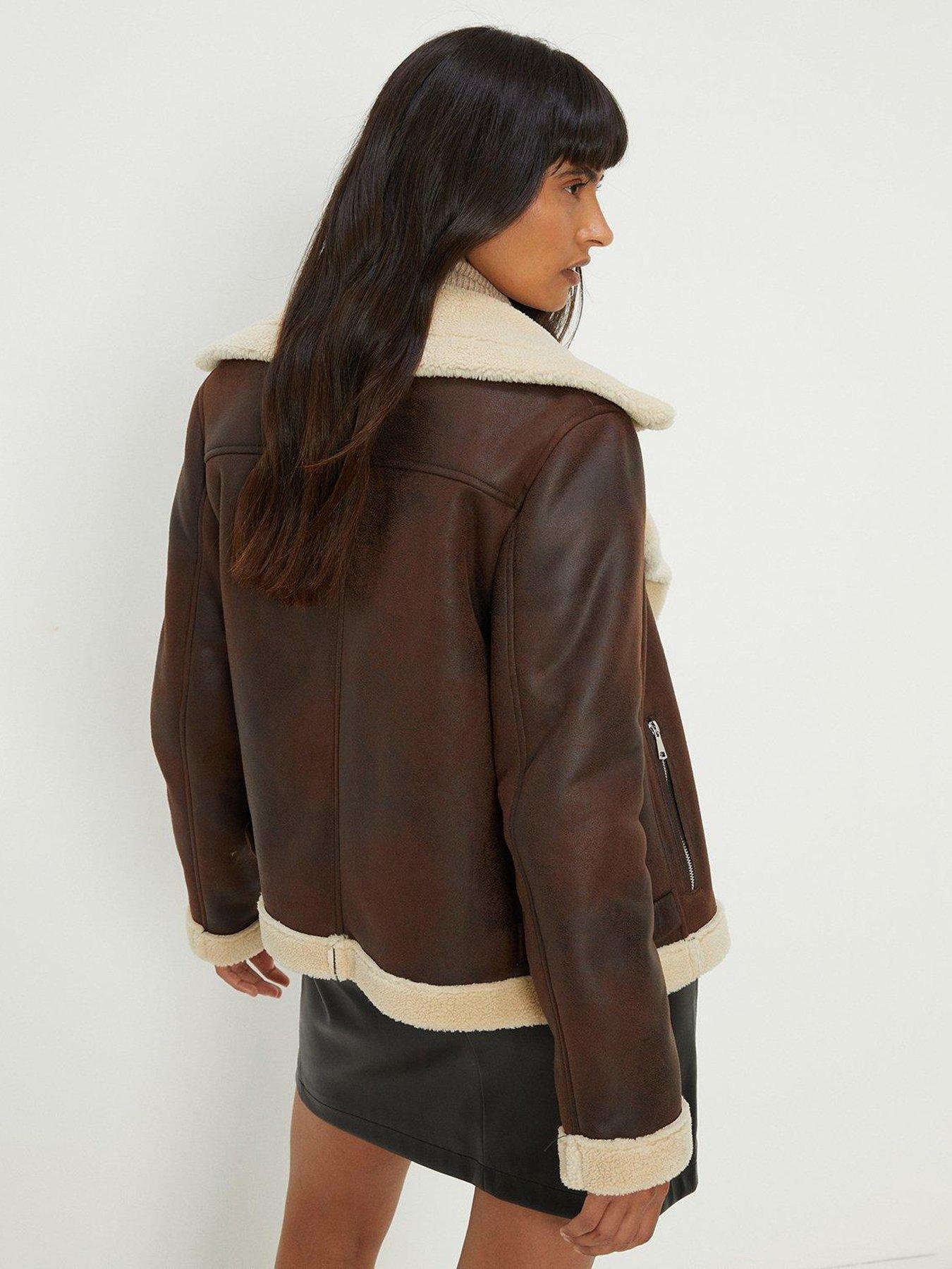 Aviator jacket dorothy perkins best sale