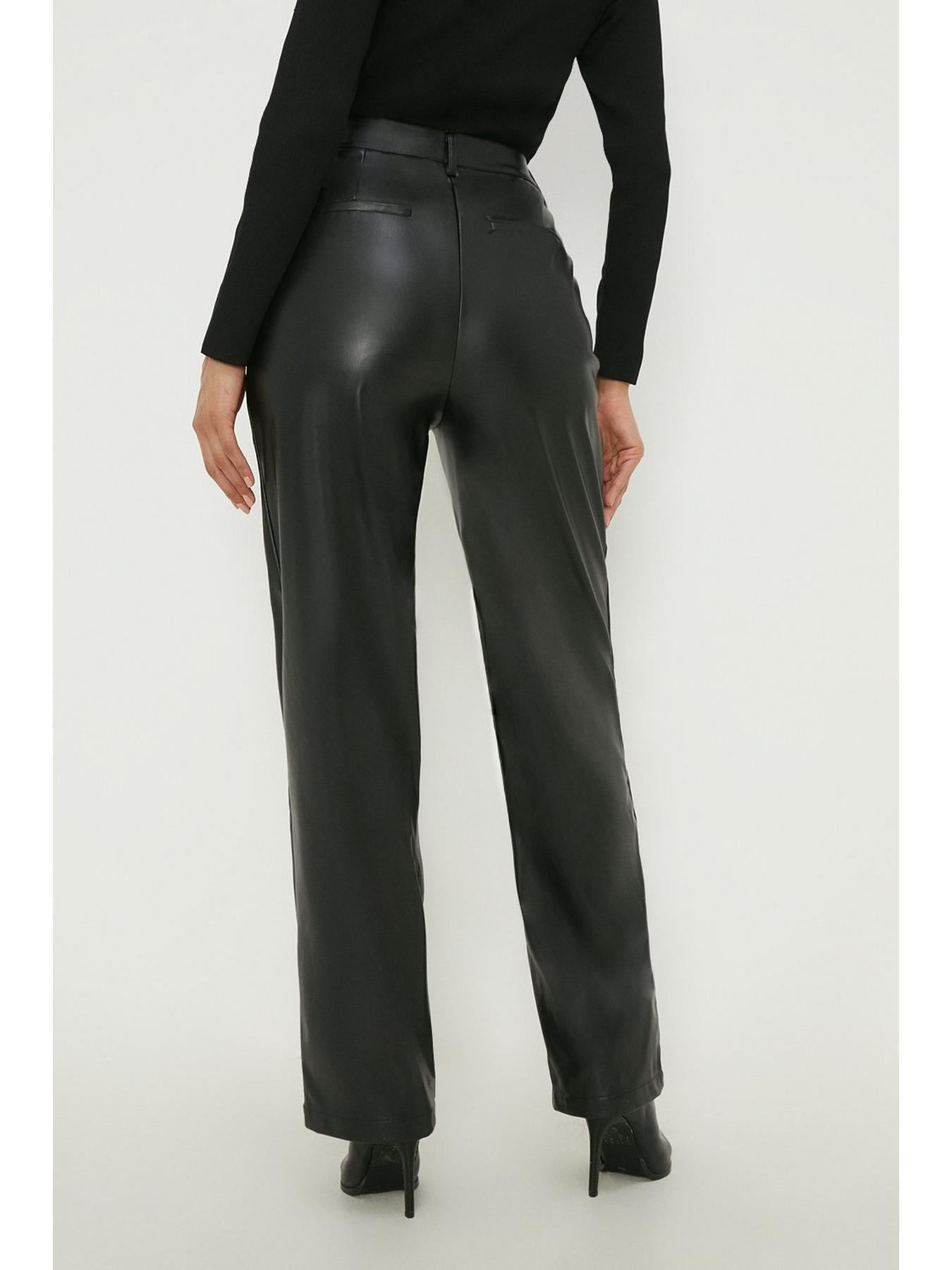 Leather look trousers hot sale dorothy perkins
