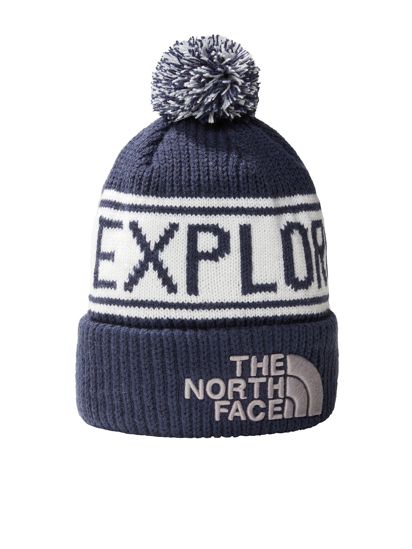 THE NORTH FACE Men's Logo Box Cuffed Beanie - Medium Grey Heather