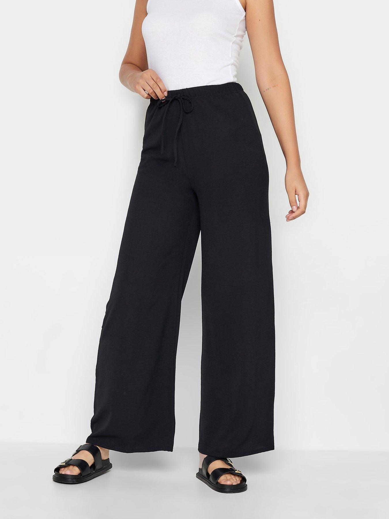 long-tall-sally-black-ocean-crepe-wide-leg-trouserfront