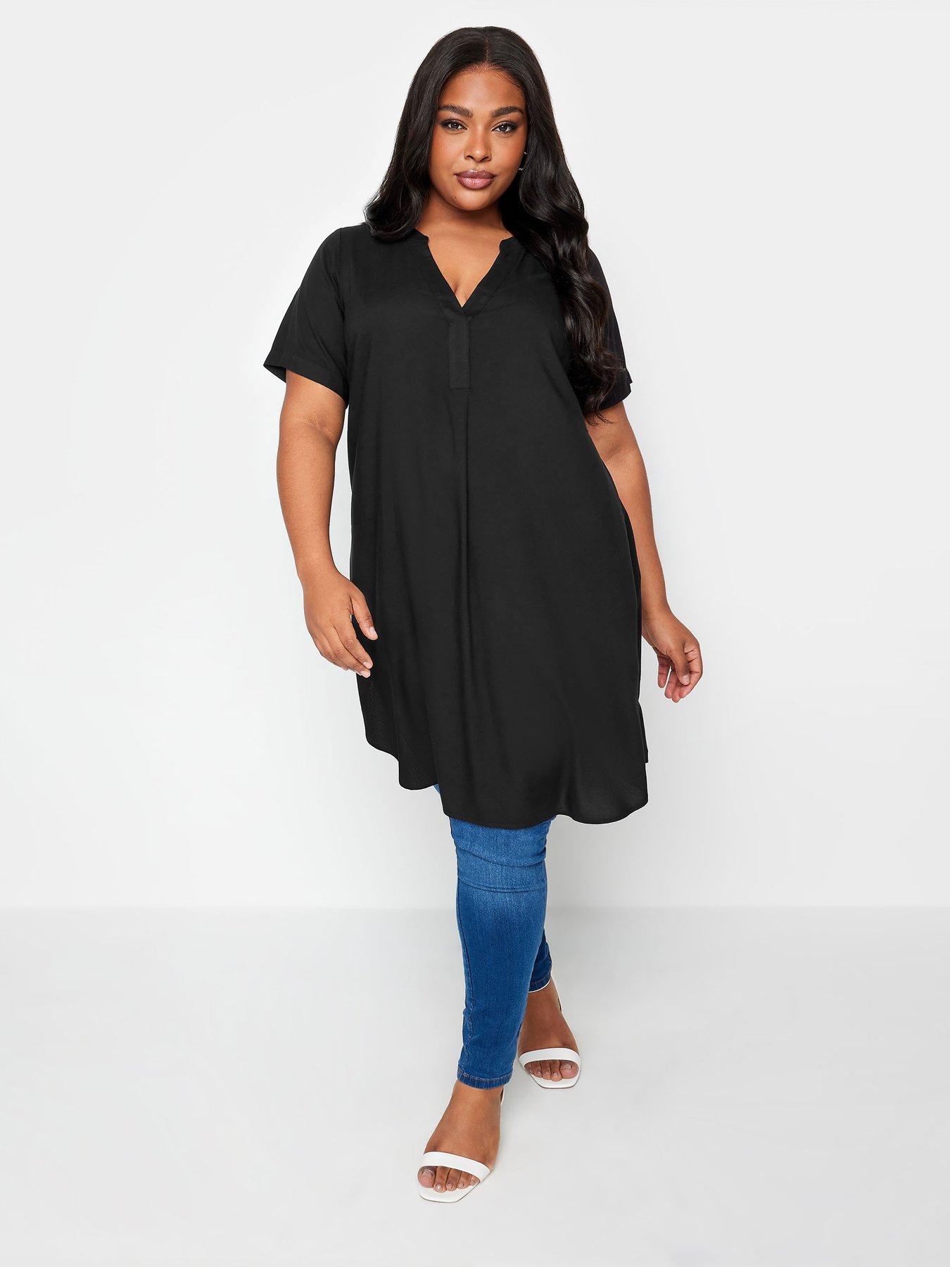 yours-tunic-dress-blackfront